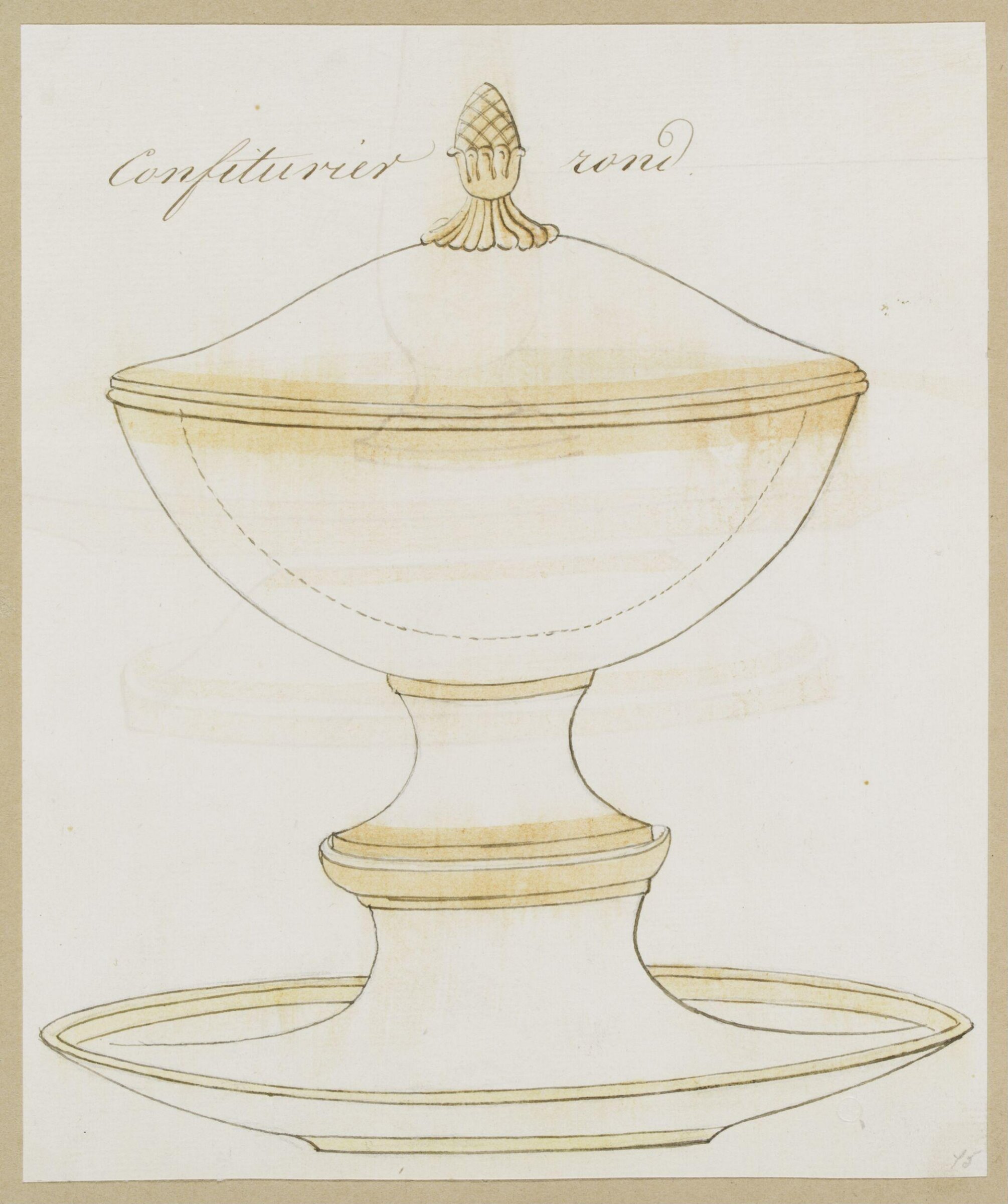 Designs for Porcelaine, Dagoty porcelain factory, circa 1800