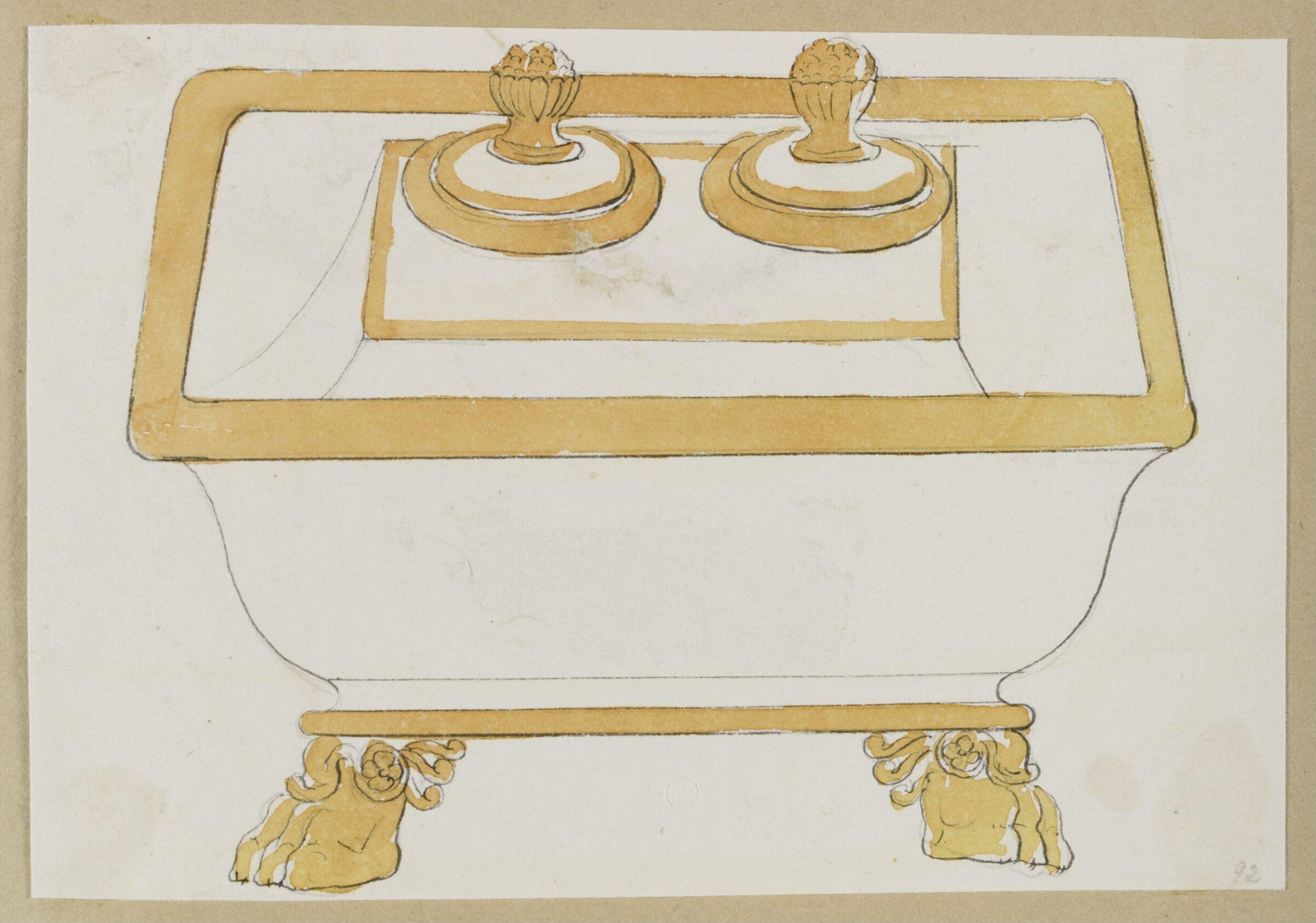 Designs for Porcelaine, Dagoty porcelain factory, circa 1800