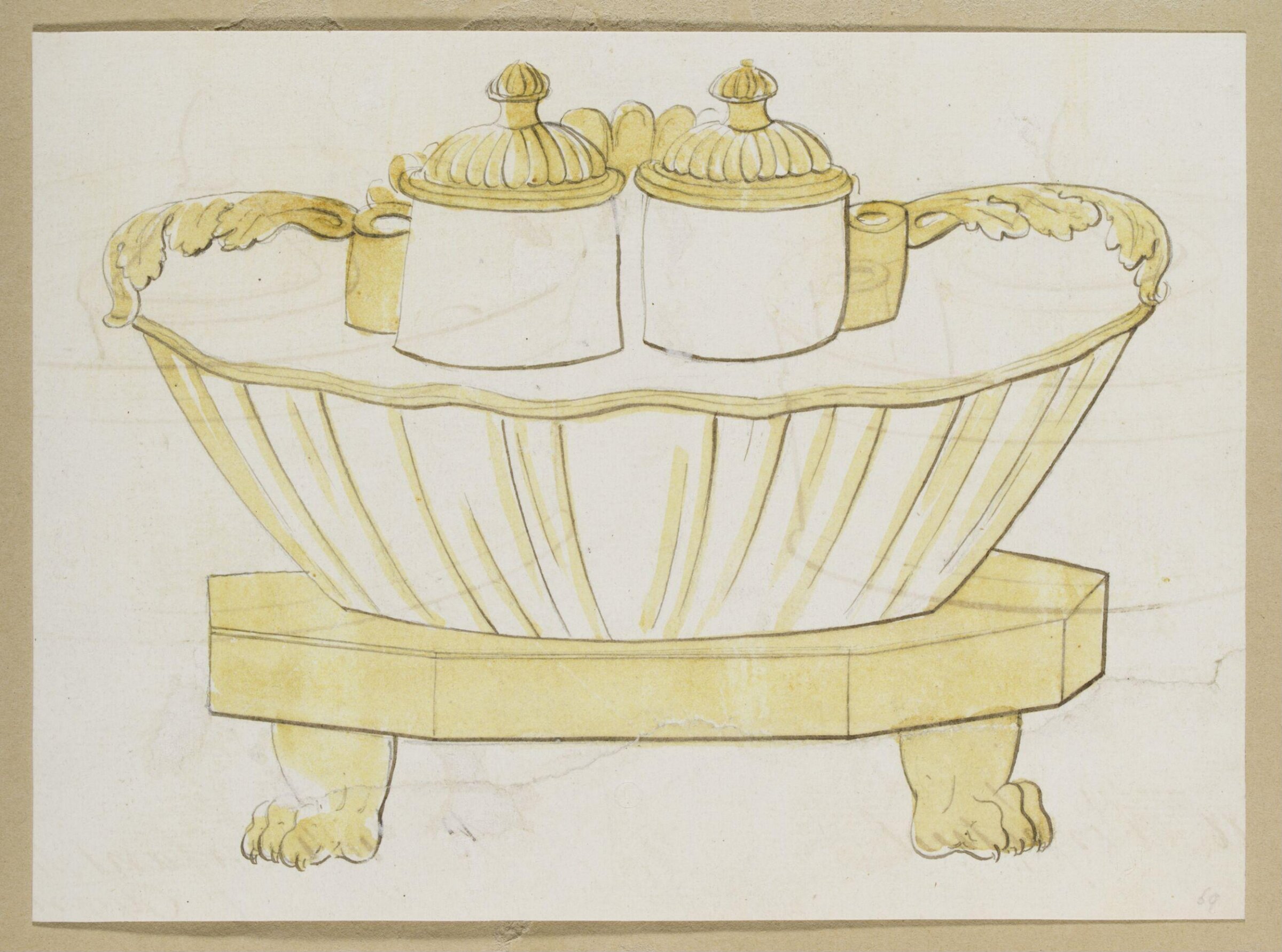 Designs for Porcelaine, Dagoty porcelain factory, circa 1800