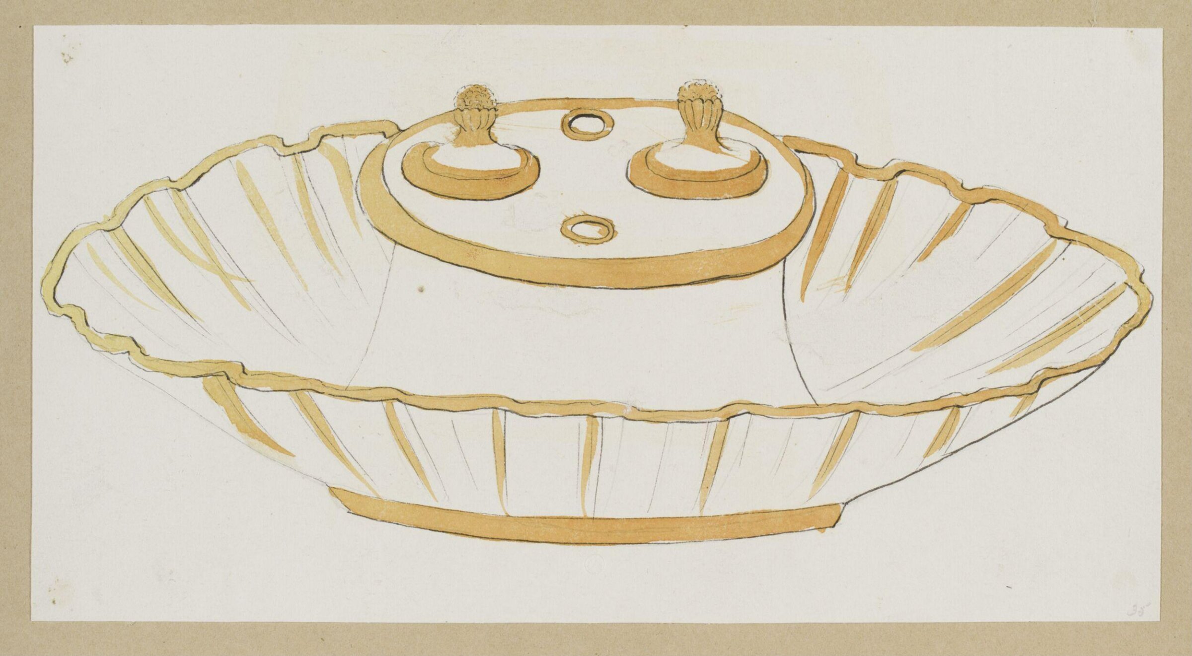 Designs for Porcelaine, Dagoty porcelain factory, circa 1800