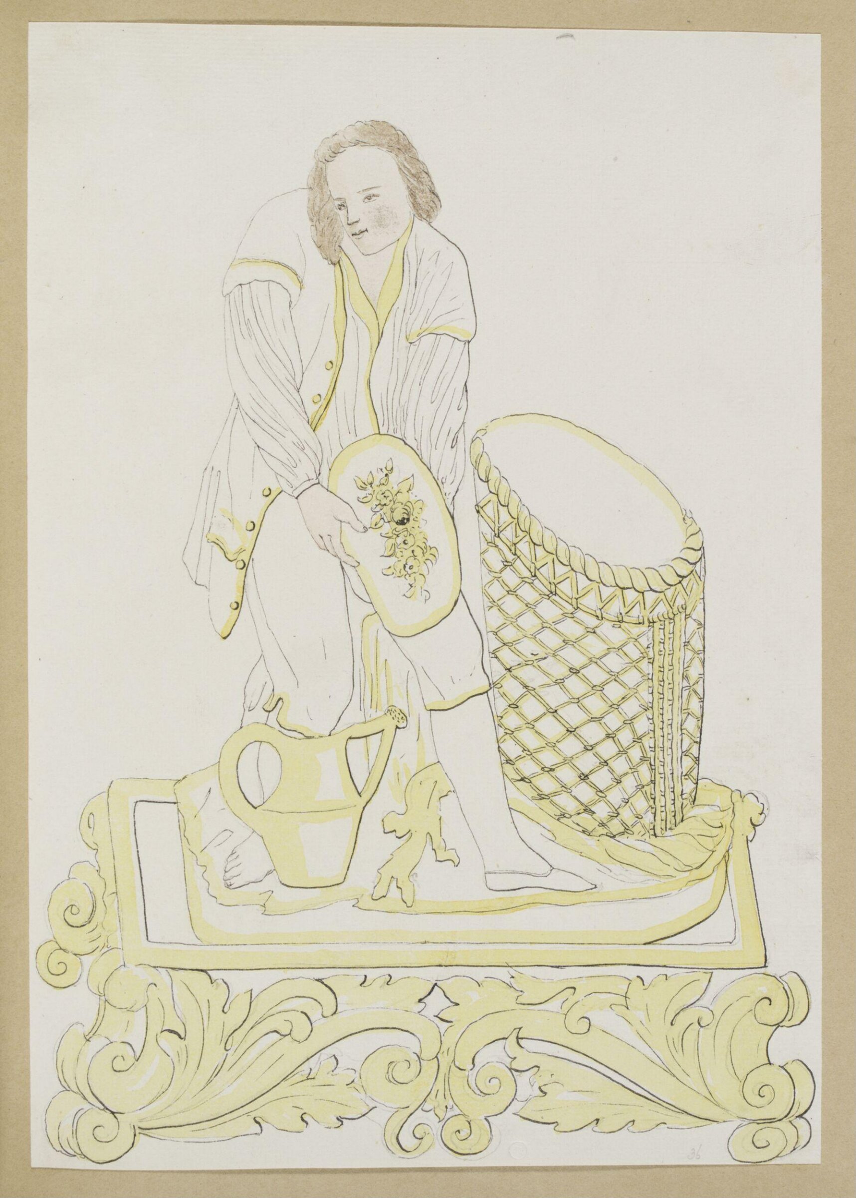 Designs for Porcelaine, Dagoty porcelain factory, circa 1800