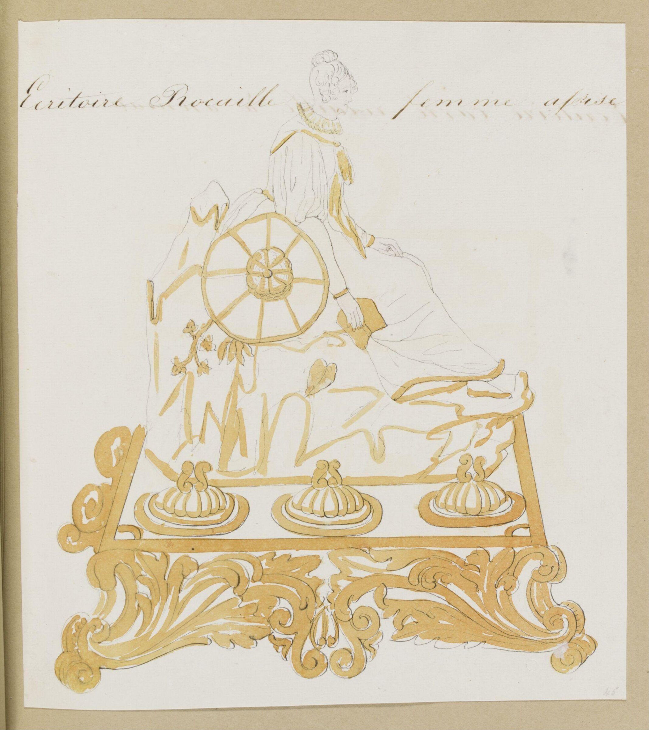 Designs for Porcelaine, Dagoty porcelain factory, circa 1800