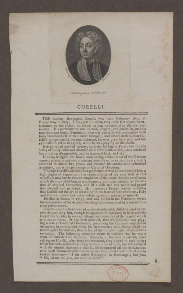 Arcangelo Corelli | Rothwell, Thomas | V&A Explore The Collections