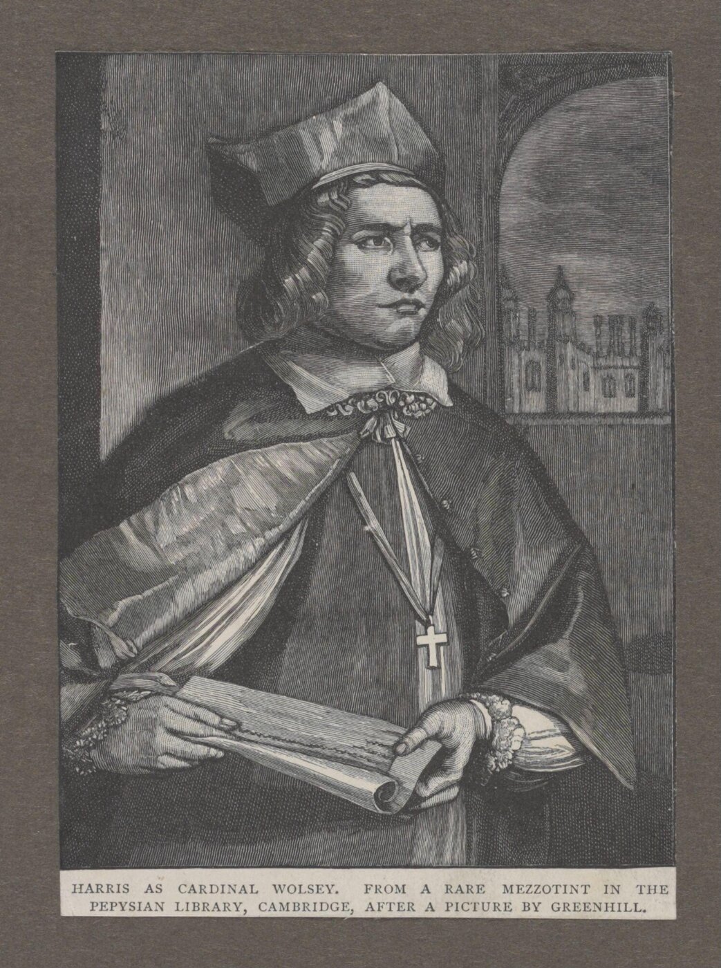 Unknown, Joseph Harris as Cardinal Wolsey