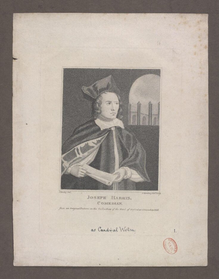 Joseph Harris as Cardinal Wolsey image