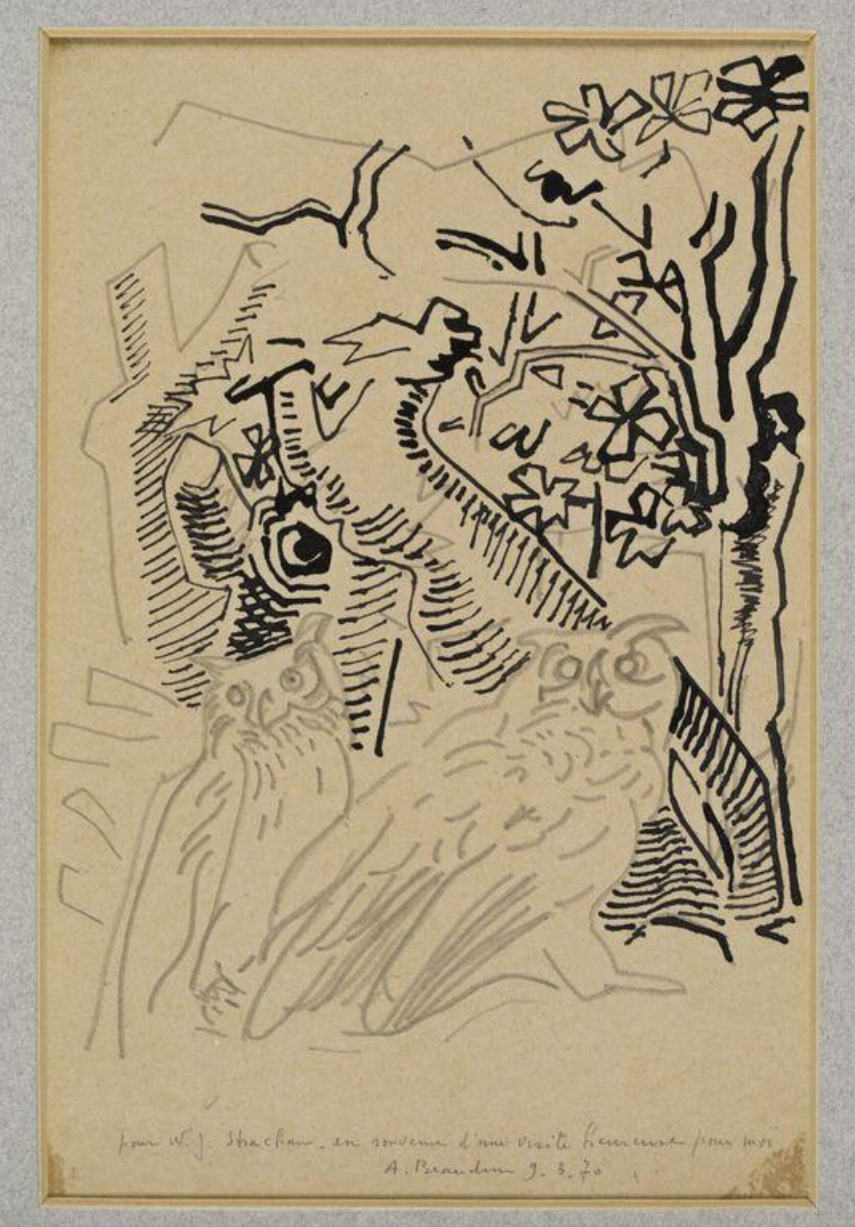 Drawing, Andre Beaudin, 1943