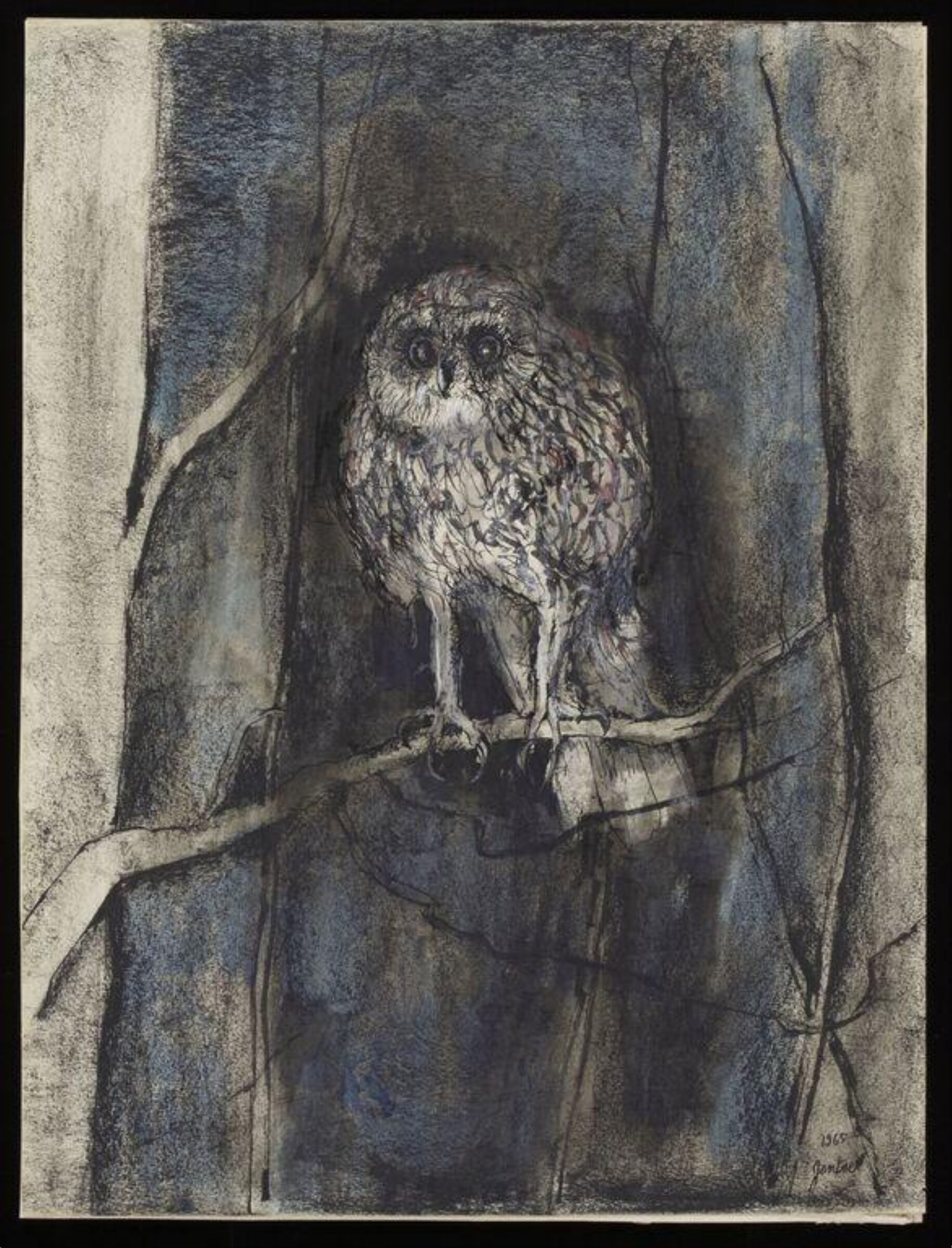 Drawing, Bernard Gantner, 1965