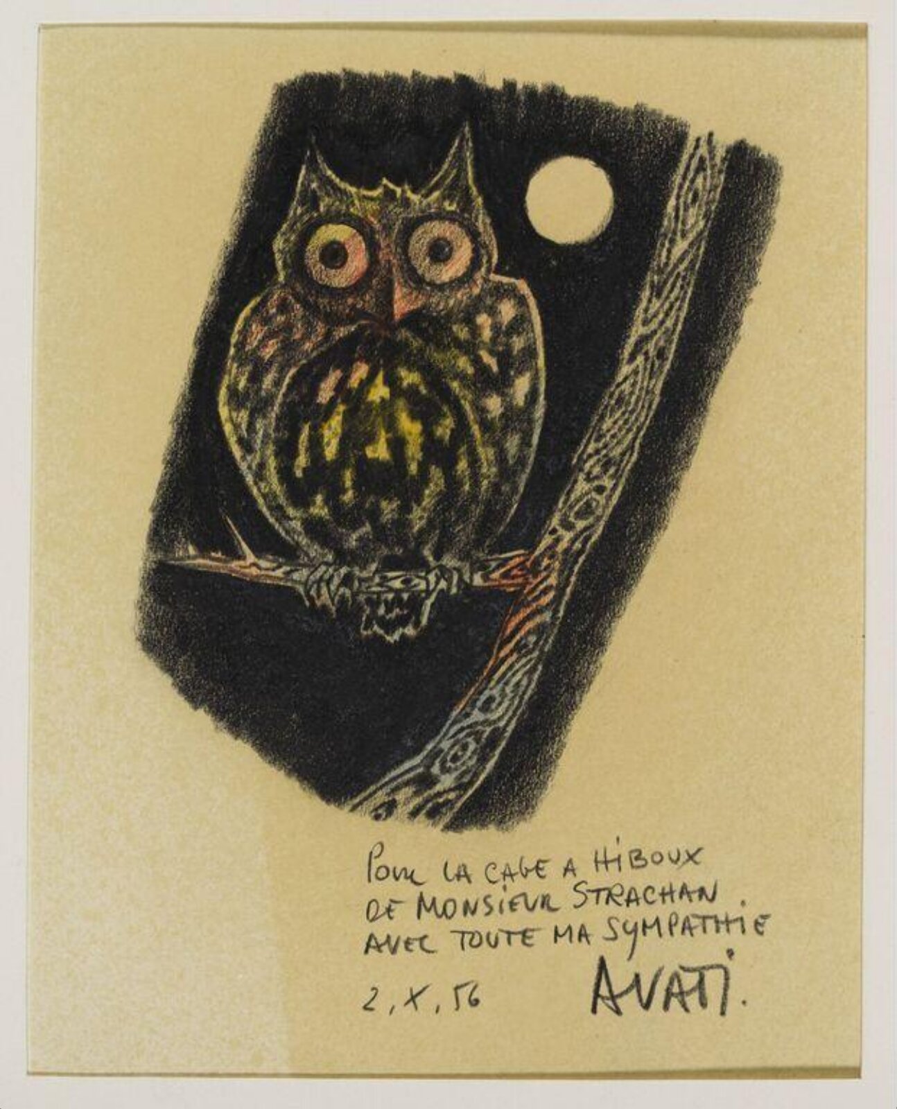 Drawing, Mario Avati, 1956