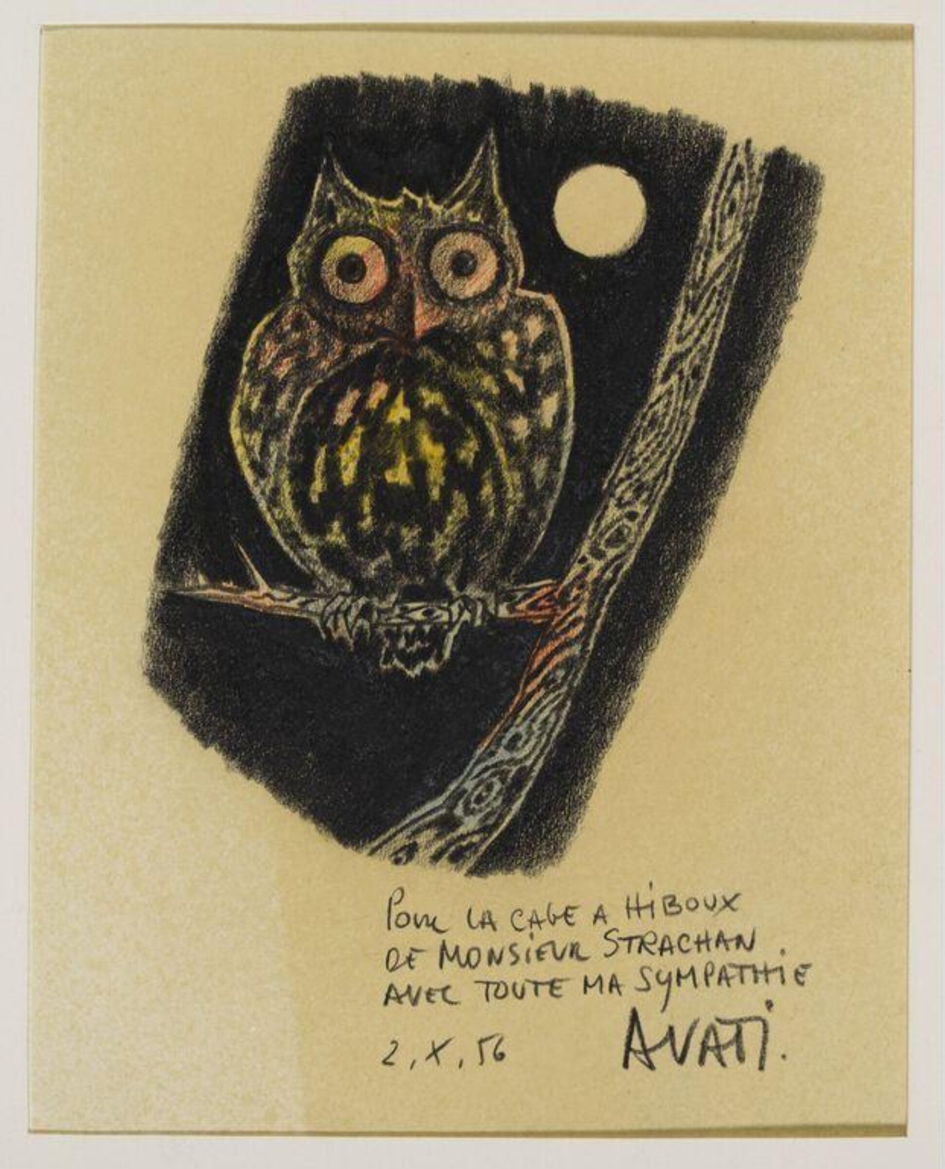 Drawing, Mario Avati, 1956