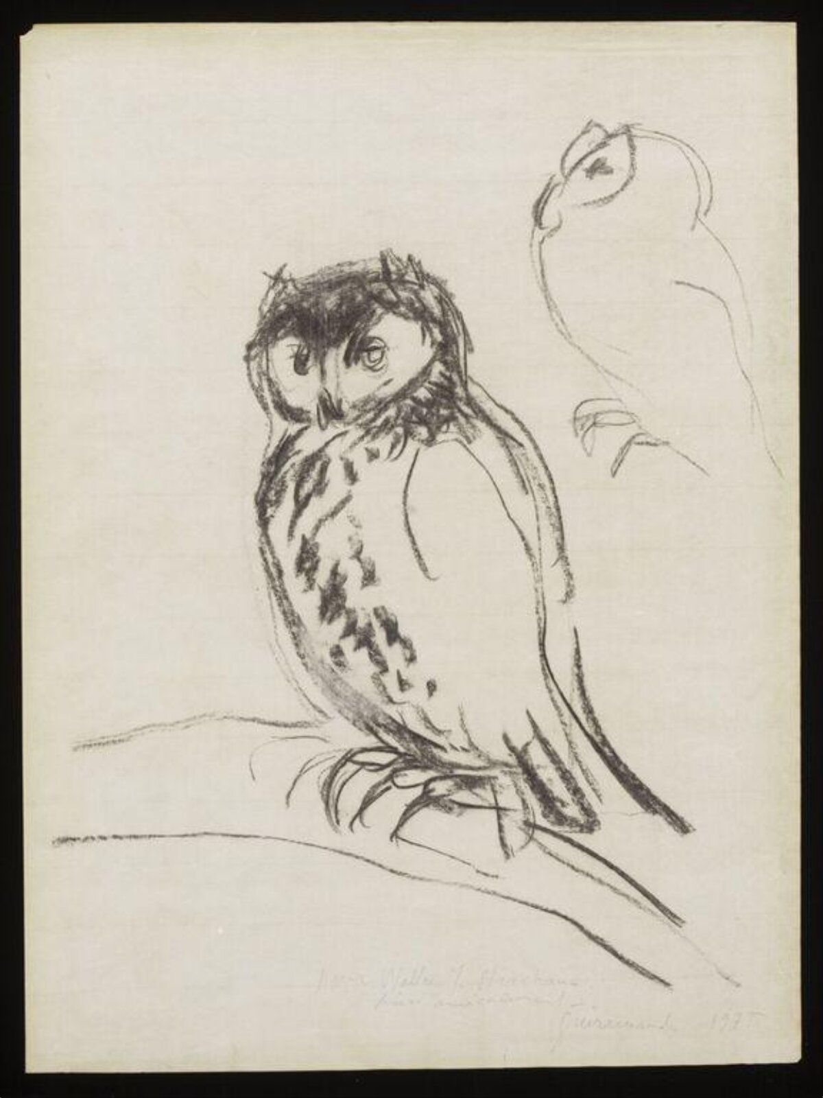 Drawing, Paul Guiramand, 1975