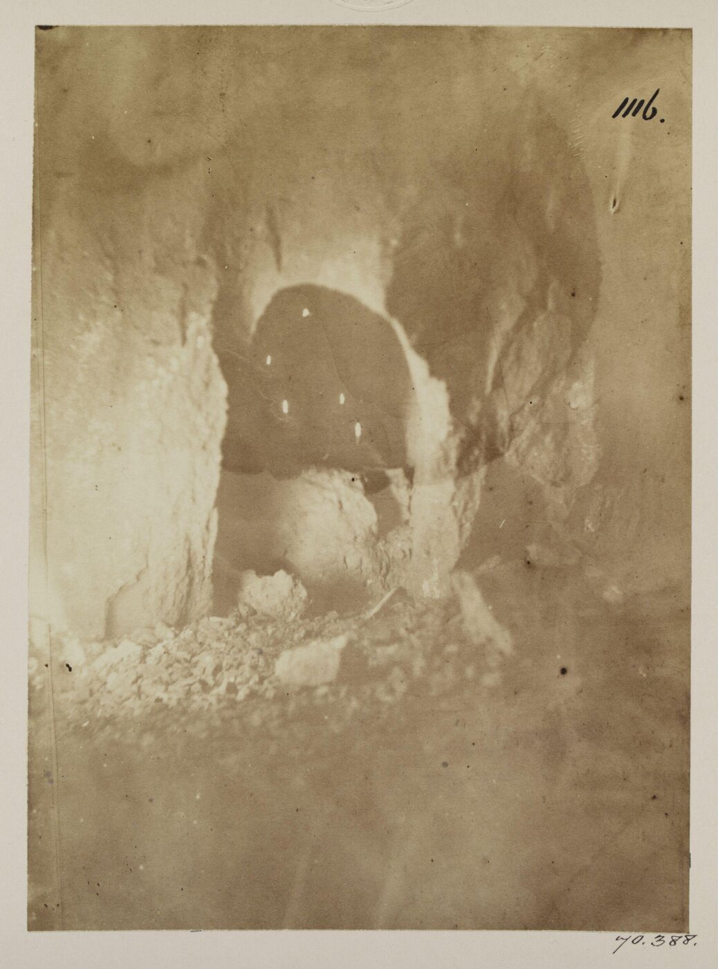 Parker, John Henry, Aqueducts - Specus of the Aqua Appia in a stone quarry under the Aventine.