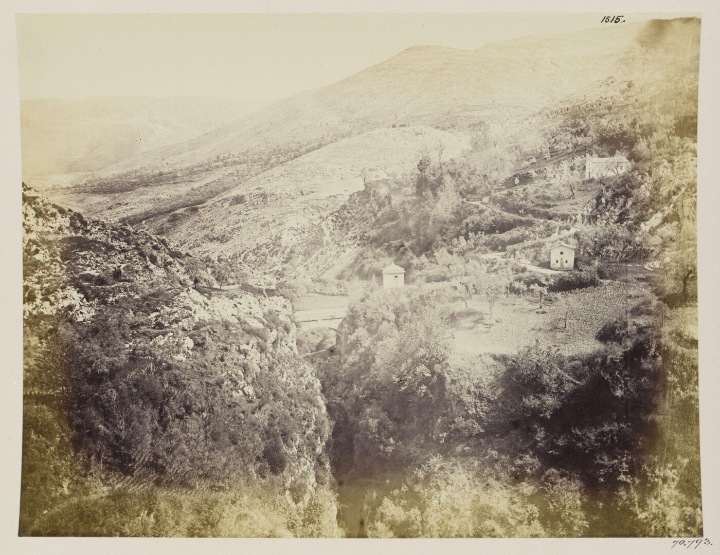 Parker, John Henry, Aqueducts - Anio Novus, A.D. 50, the Sources at Subiaco.