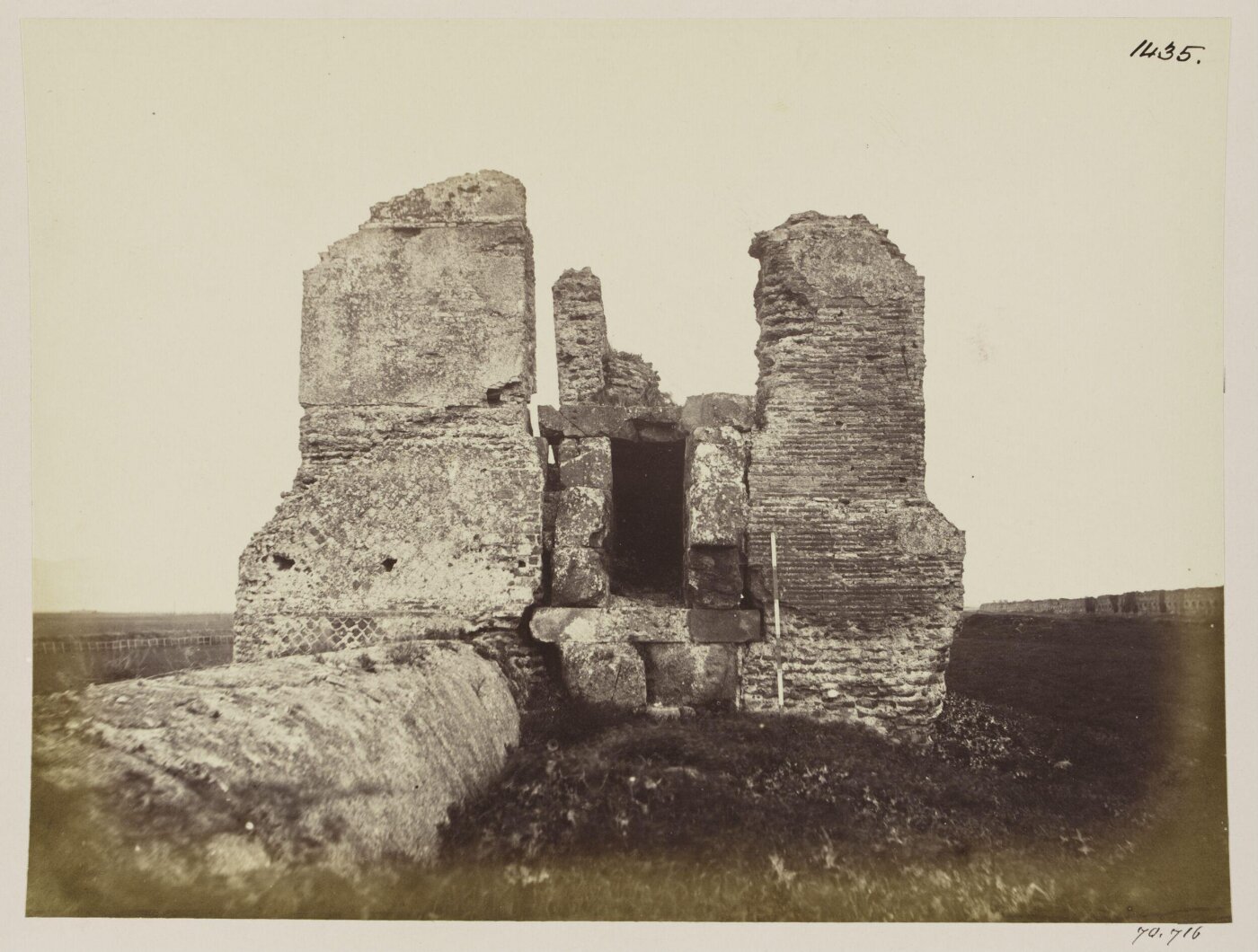 Parker, John Henry, Aqueducts - Specus of the Aqua Marcia and Tepula, near Roma Vecchia.