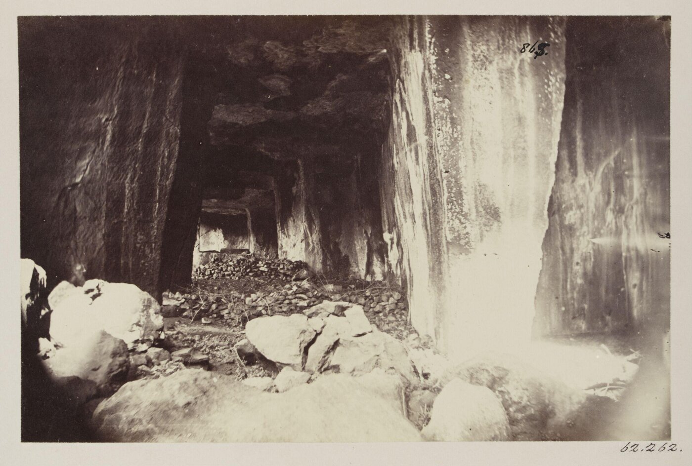 Parker, John Henry, Aqueducts - Latomiae or Stone Quarries, and Necropolis of Collatia, near the head of the Aqua Appia, and near Rustica.