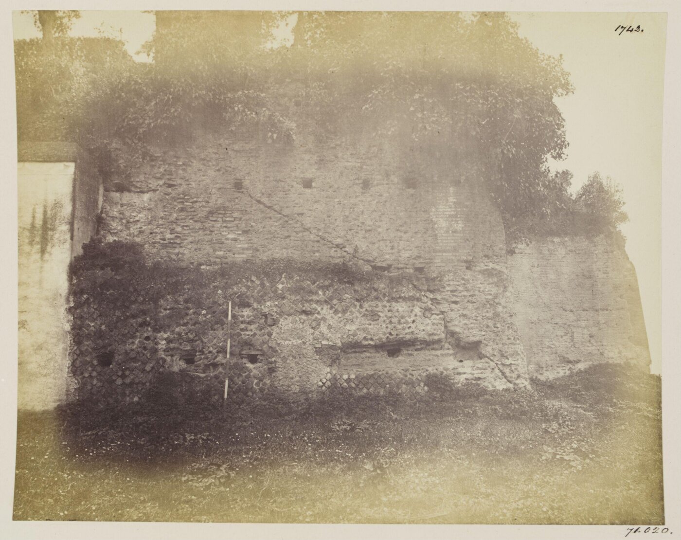 Parker, John Henry, Aqueducts - Remains of a Castellum Aquae, A.D. 64, at the foot of the Caelian, opposite the Colosseum at the north-east corner of the Claudium.