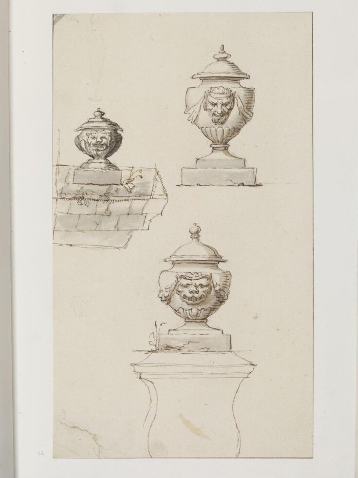 Three sketches for urns for an unidentified project top image