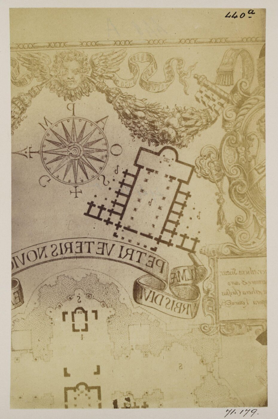 Parker, John Henry, Plan of the Chapel in Old S. Peter's.