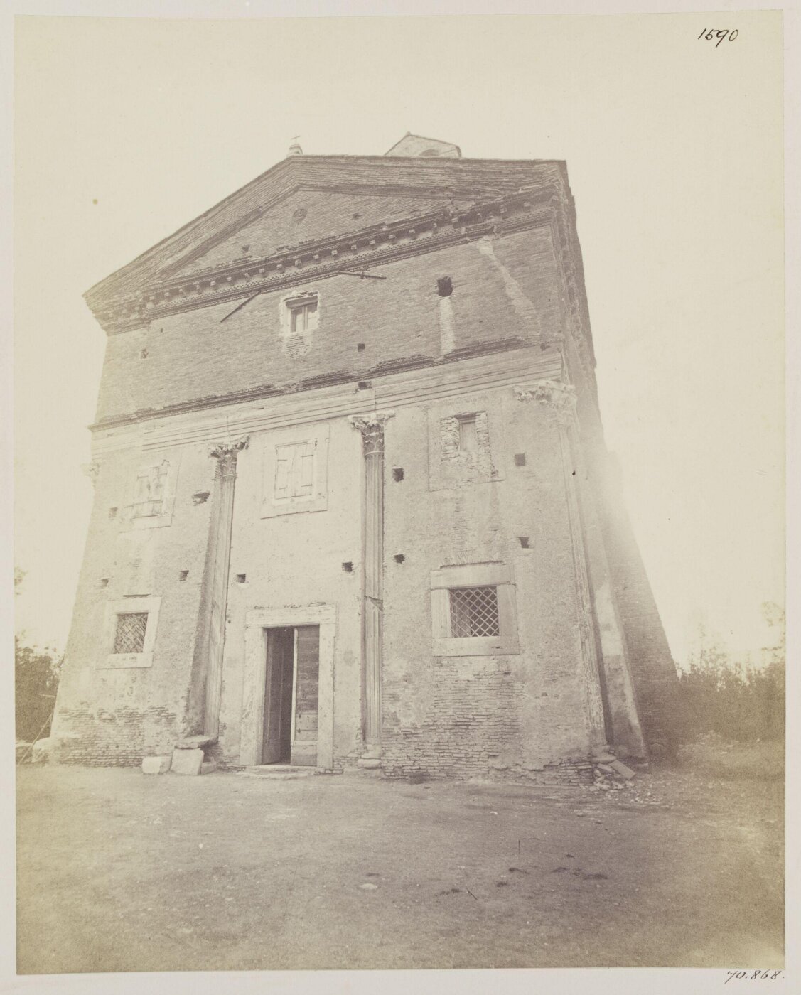 Parker, John Henry, Church of S. Urbano - The Classical Portico, c. A.D. 50, filled up with modern brickwork.