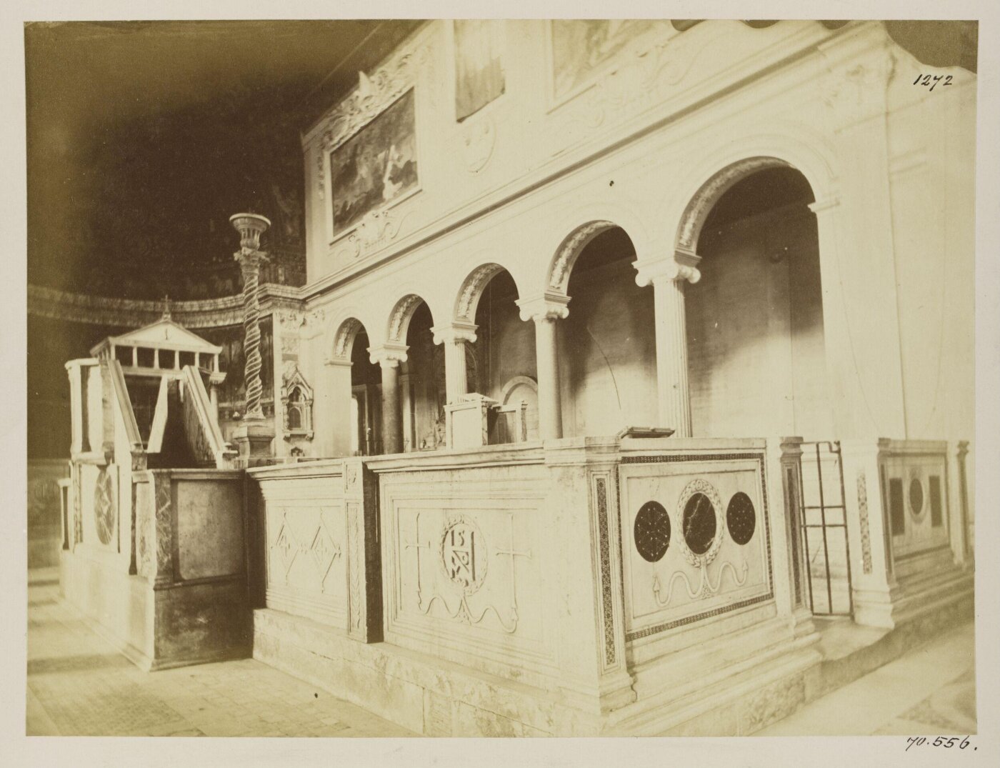 Parker, John Henry, Church and Altar Decoration - S. Clement, Marble Screen,  &c.