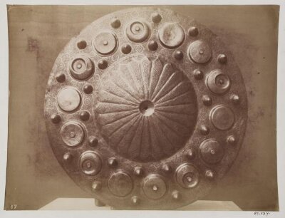  Base of a bronze lamp from the mosque of the Mamluk Sultan El-Ghoury, Cairo, Egypt, 16th century
