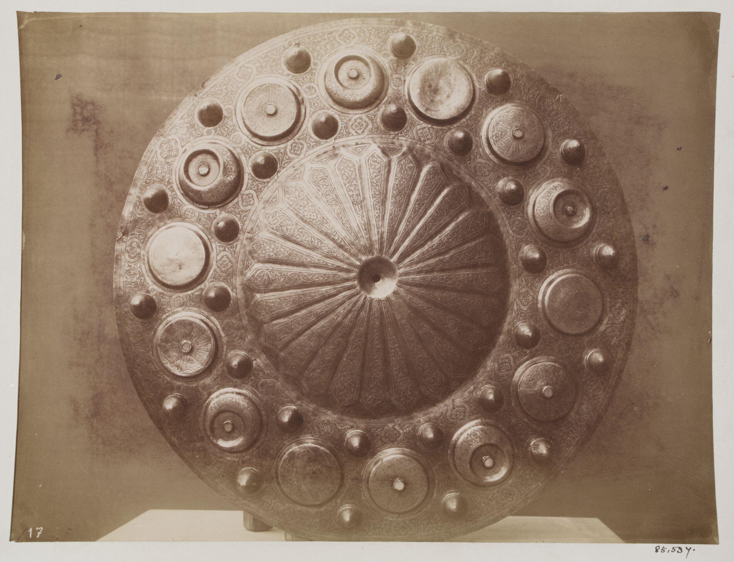  Base of a bronze lamp from the mosque of the Mamluk Sultan El-Ghoury, Cairo, Egypt, 16th century