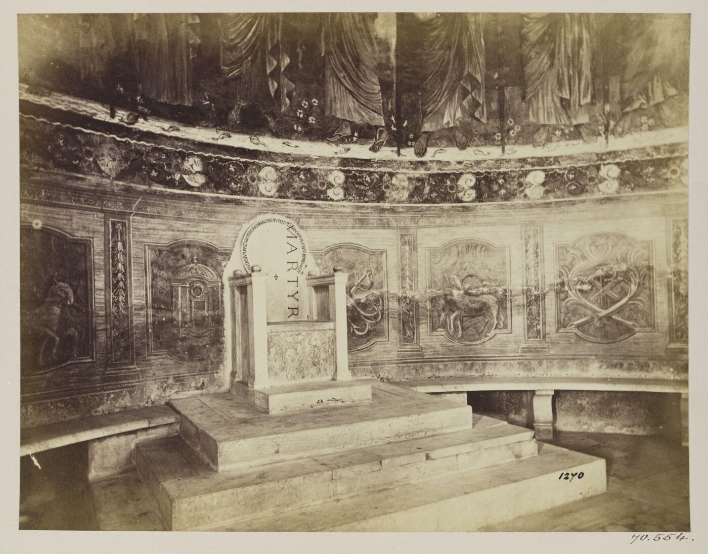Parker, John Henry, Church of S. Clement-Cardinal's Throne in the Apse.