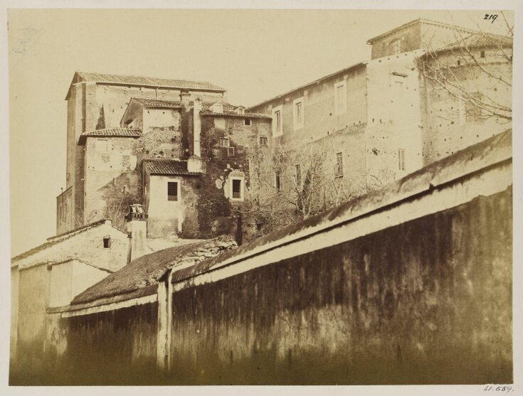 Medieval Rome - Quattro Santi Coronati, A.D. 626. View of Part of the Church and Convent, with additions. top image