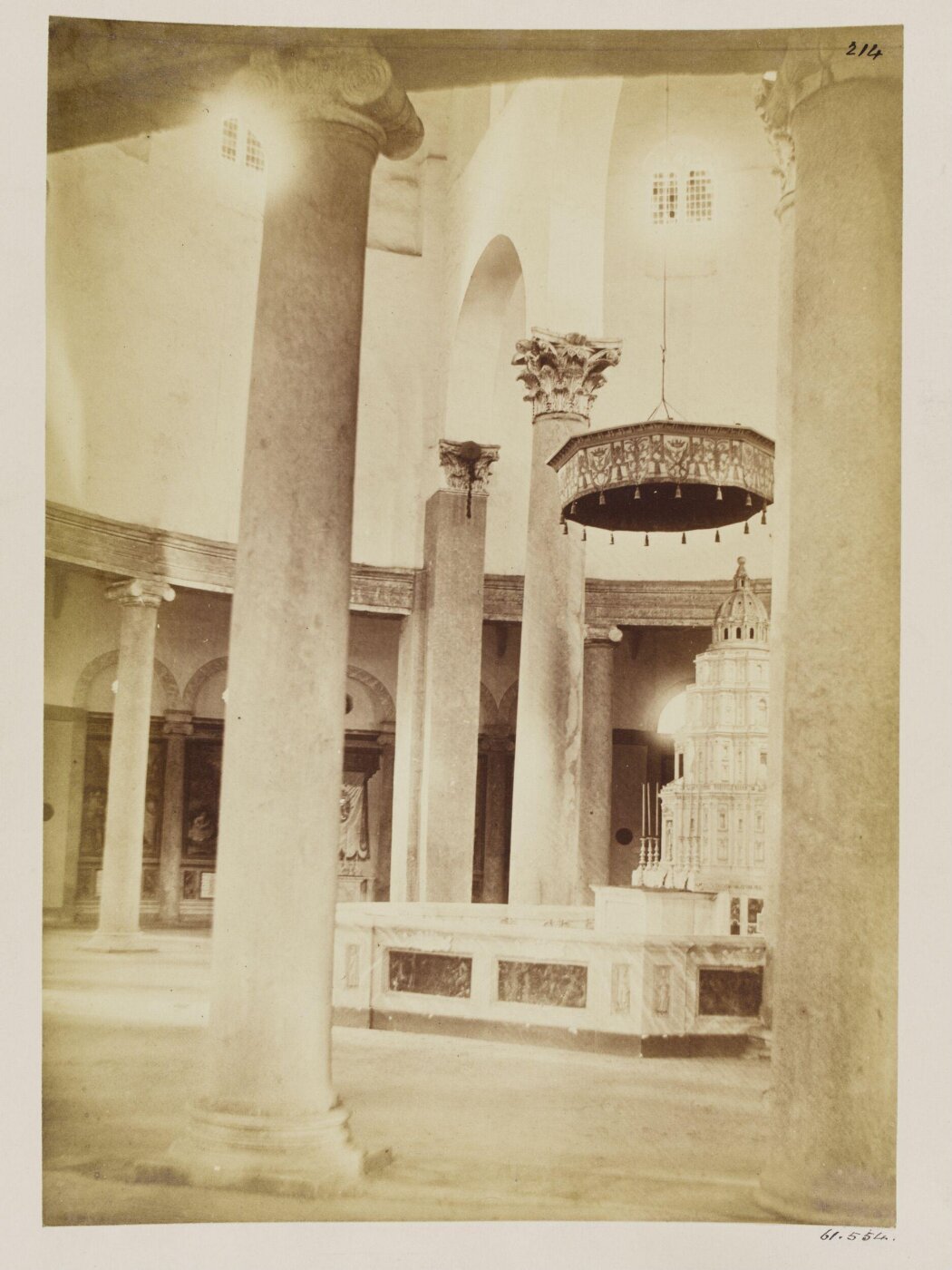 Parker, John Henry, Churches - Praetorium of S. Stefano Rotondo. Details. The Ionic Capitals, A.D. 467; the Corinthian, A.D. 632 (?), when it was made into a Church.