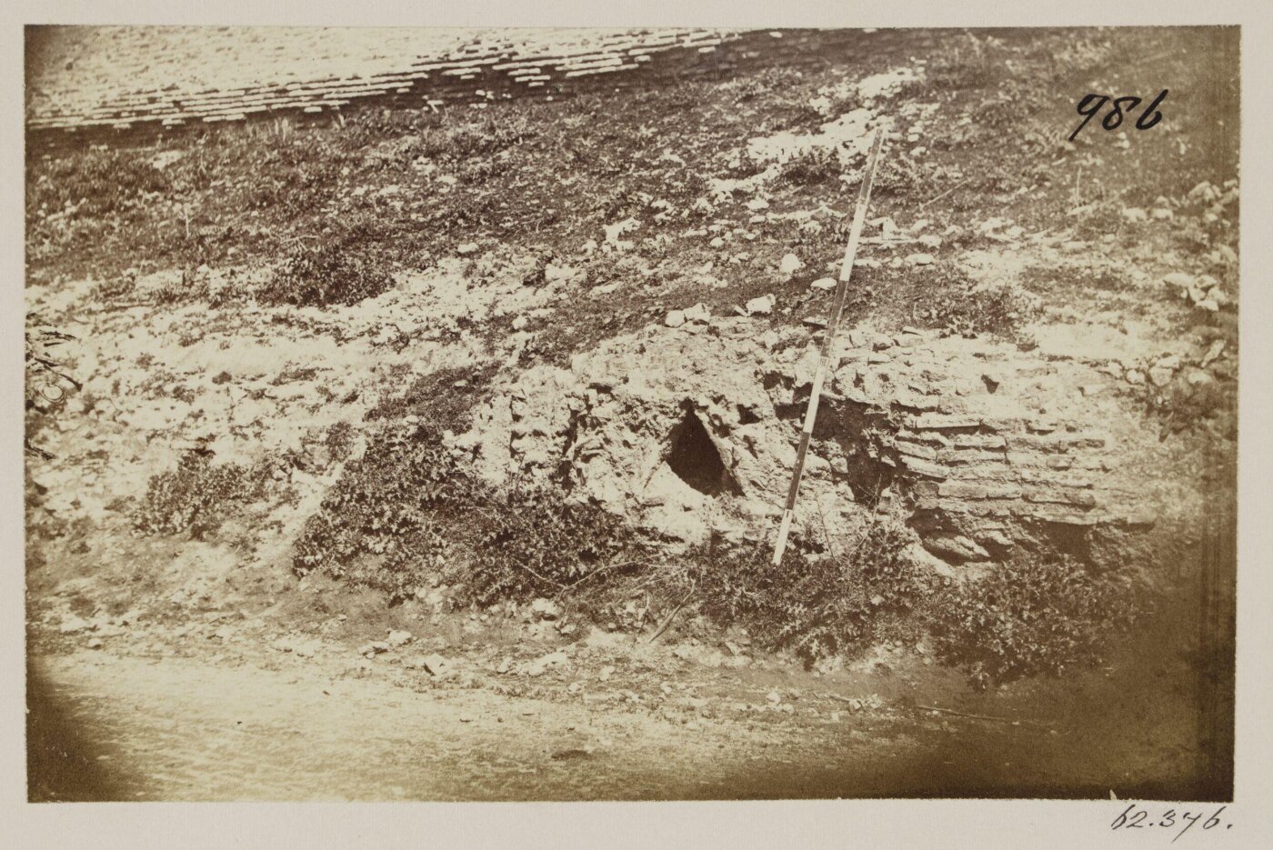 Parker, John Henry, Aqueducts - Specus of an Aqueduct in the interior of the Wall at the Porta Ardeatina, north-east side.