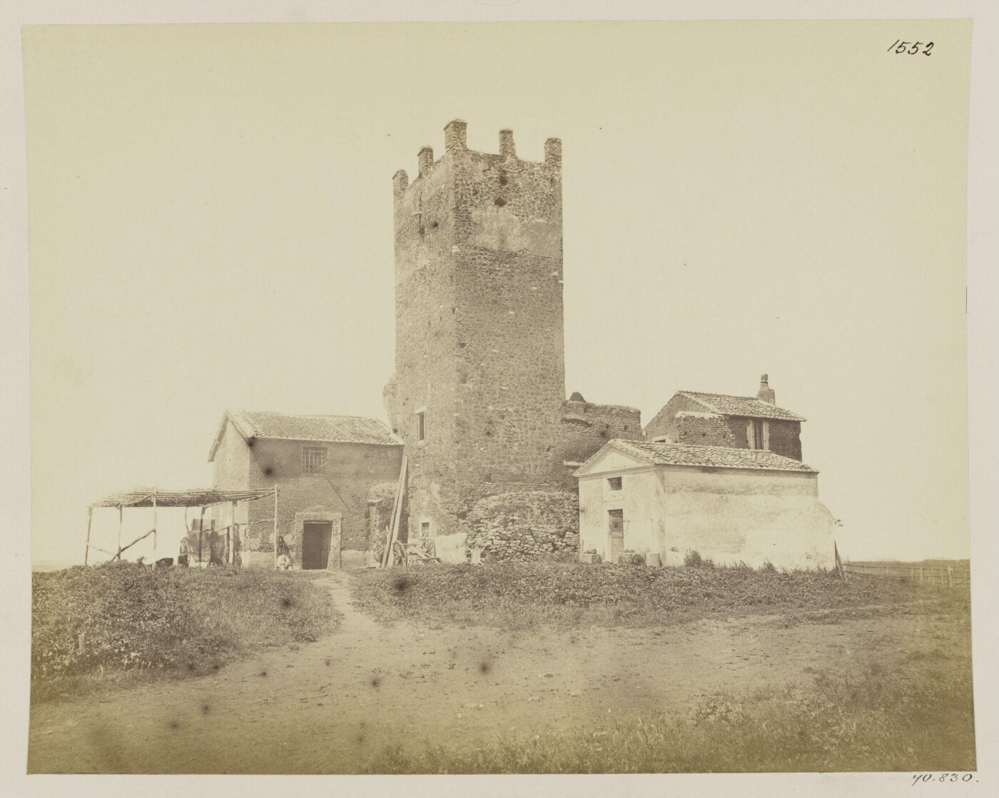 Parker, John Henry, Aqueducts - Torre del Cervaro, on the Via Collatina, and near the Sources of the Aqua Appia.