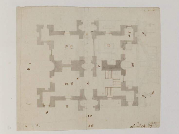 Plan of a small house for an unidentified project top image