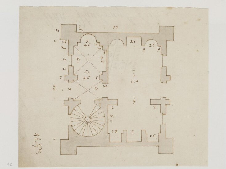 Plan of a small building for an unidentified project top image