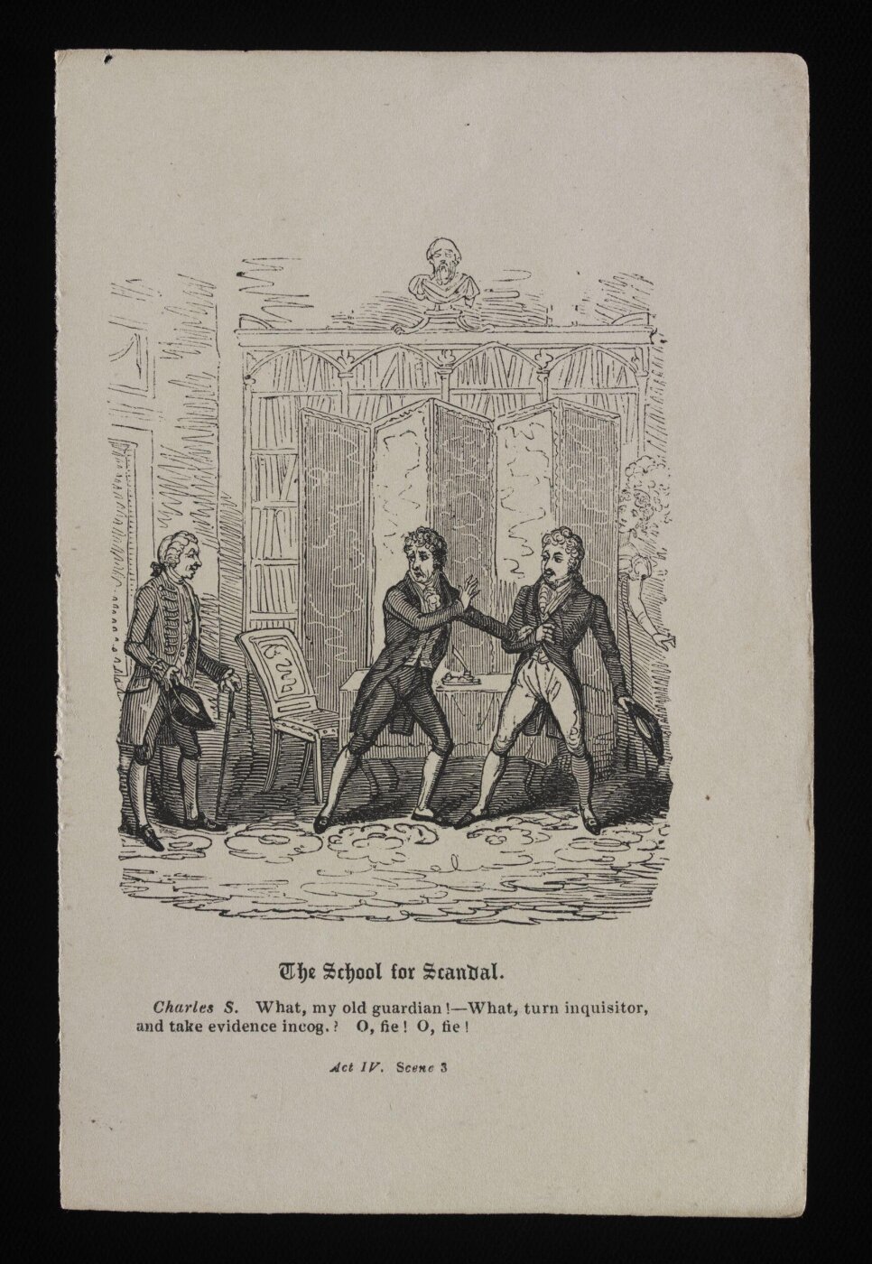 Unknown, The School for Scandal