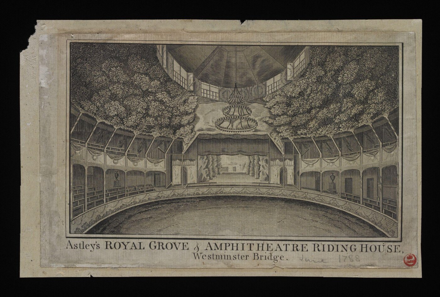 Unknown, Astley's Royal Grove & Amphitheatre Riding House