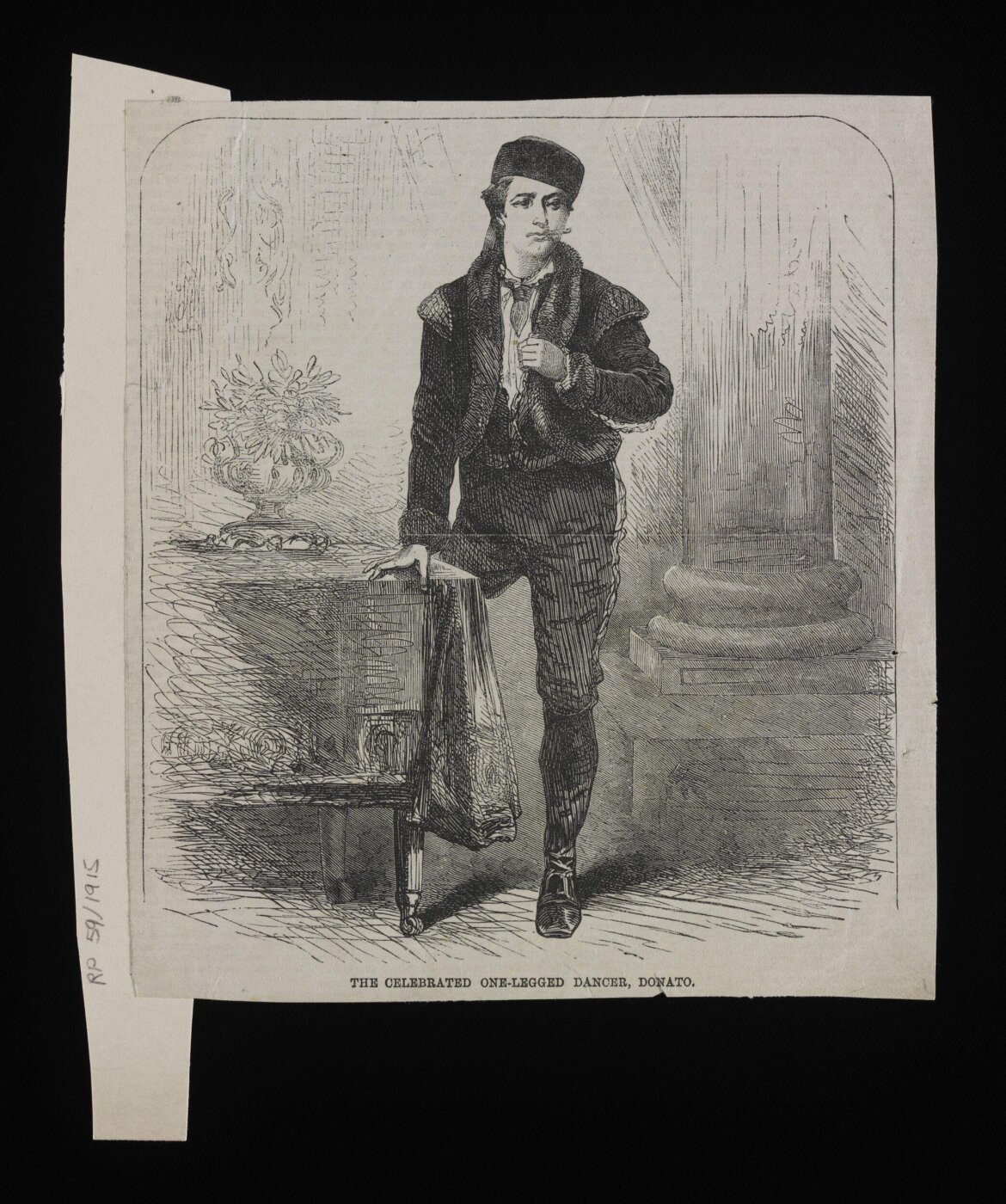 Unknown, The Celebrated One-Legged Dancer, Donato