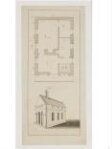 Plan and elevation of 'Goose-Pie House', Whitehall thumbnail 2