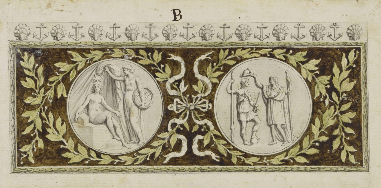 Drawing, John the younger Bacon, 1779