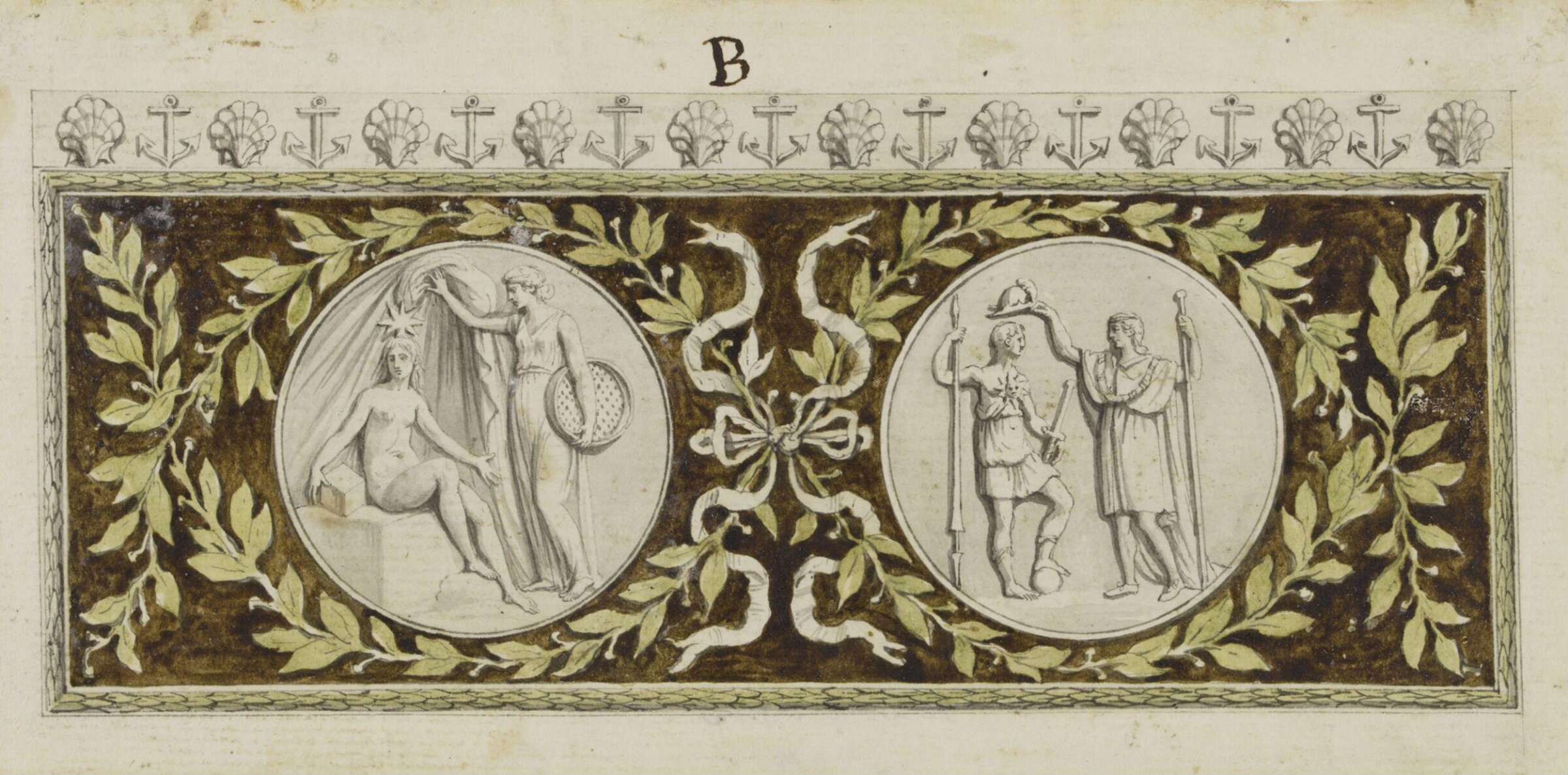 Drawing, John the younger Bacon, 1779