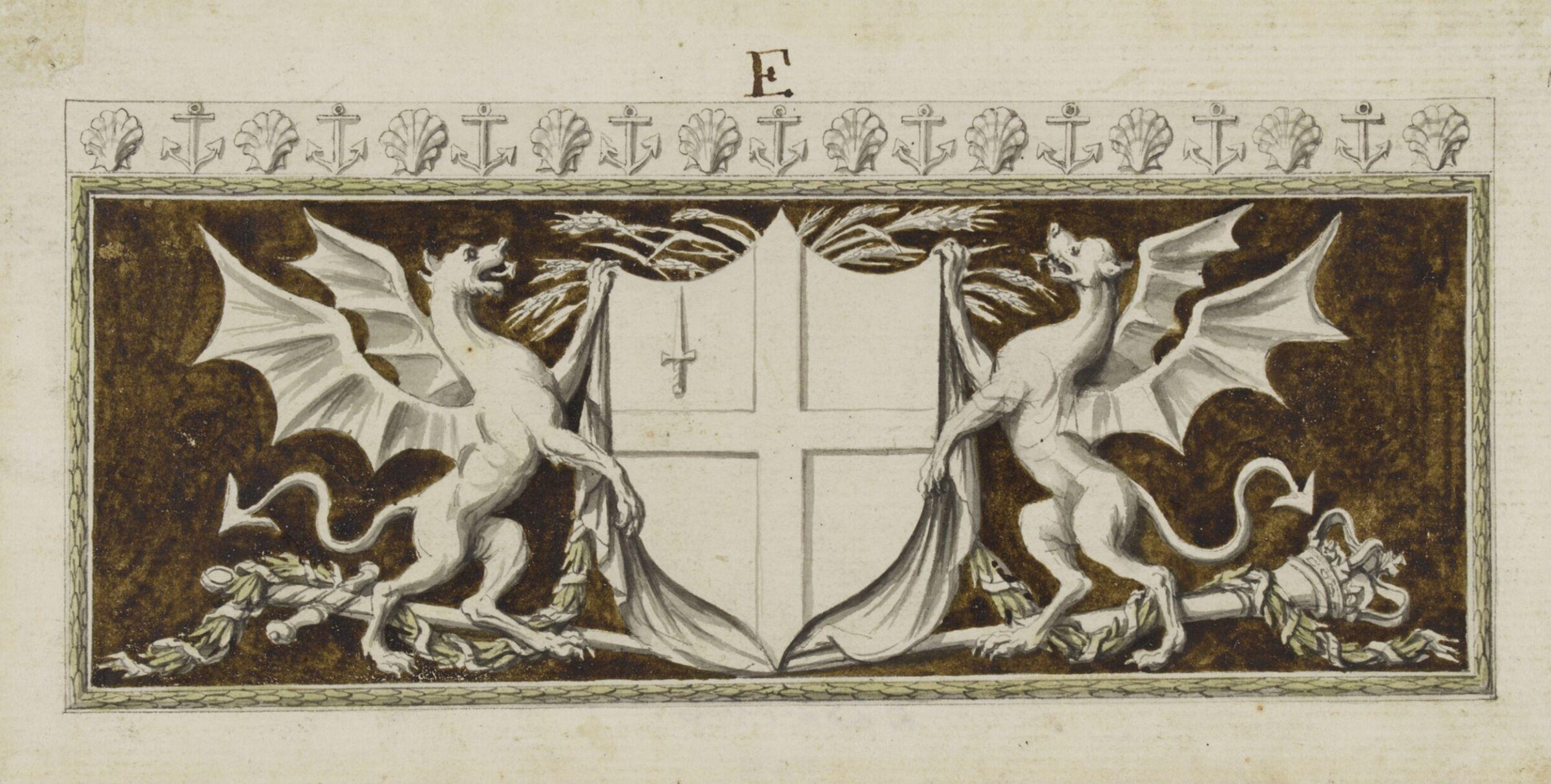 Drawing, John the younger Bacon, 1779