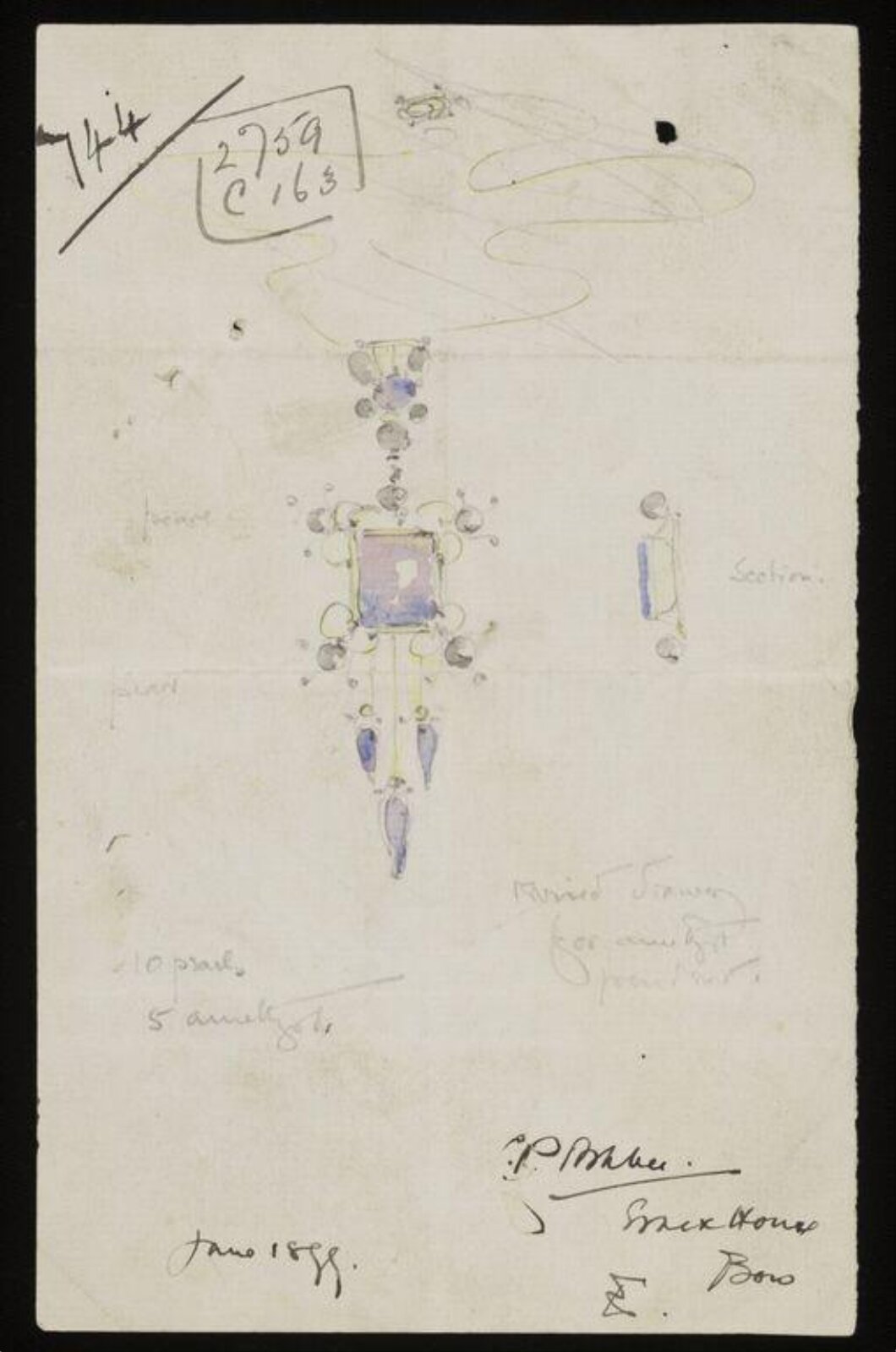 Drawing, Charles Robert Ashbee