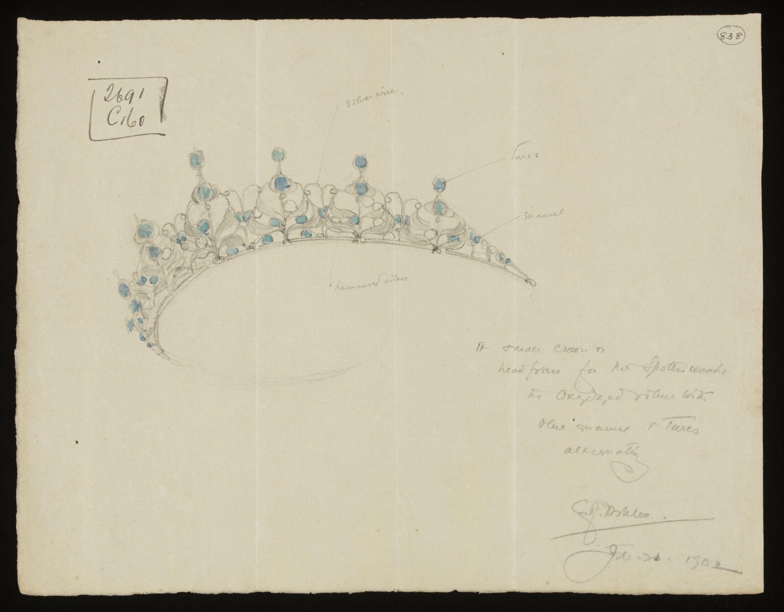 Drawing, Charles Robert Ashbee, 1902