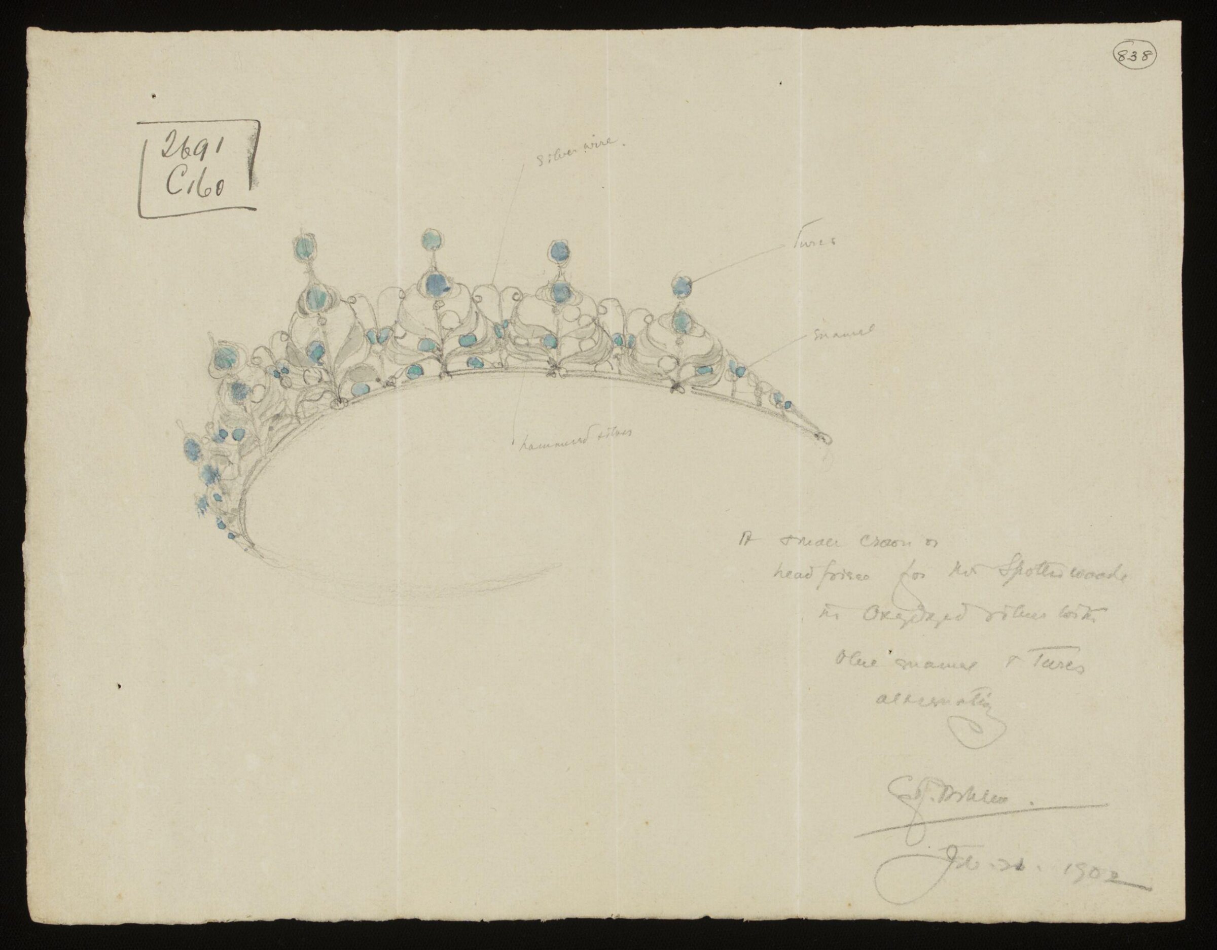 Drawing, Charles Robert Ashbee, 1902