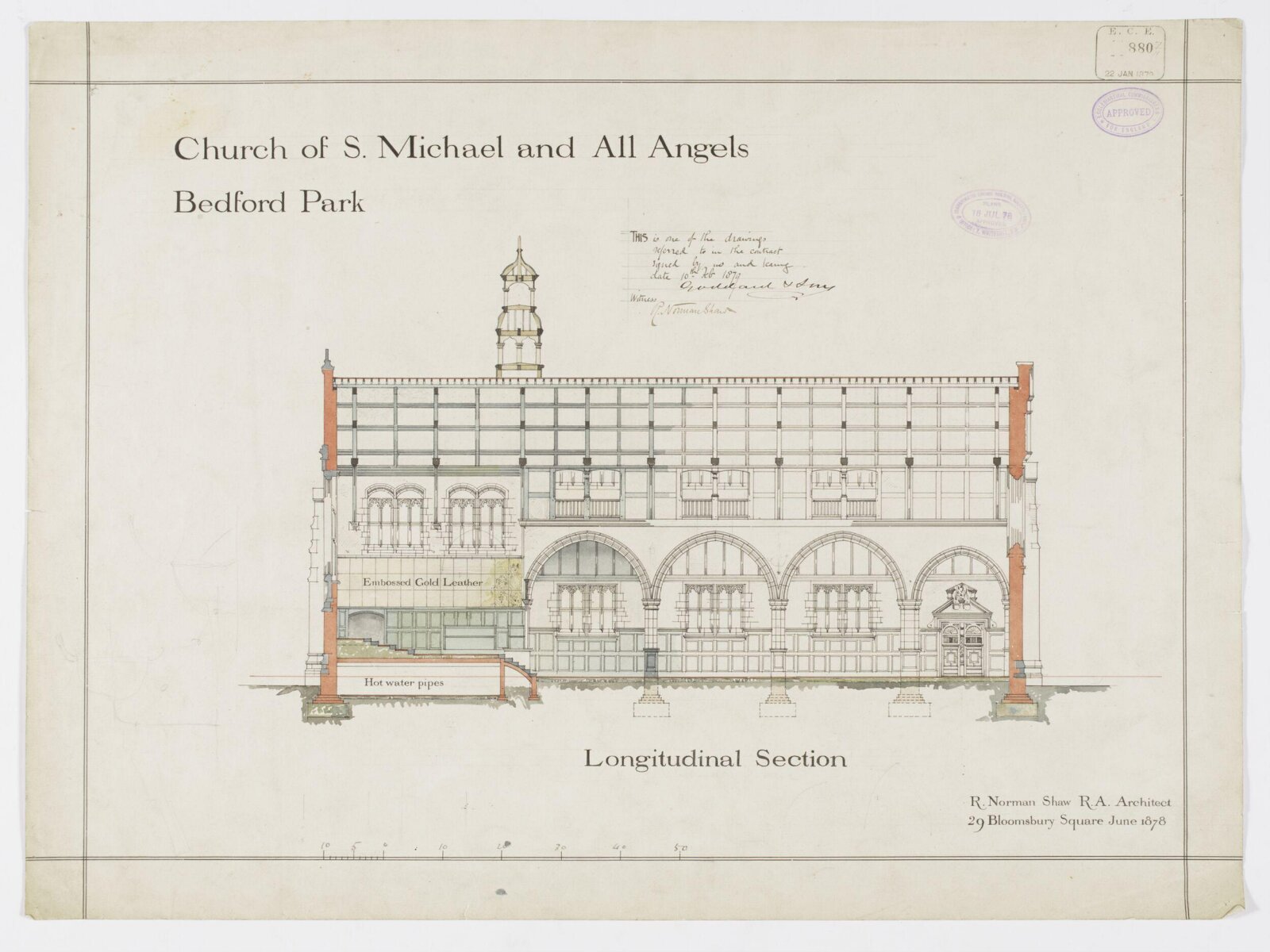 Drawing, Richard Norman Shaw