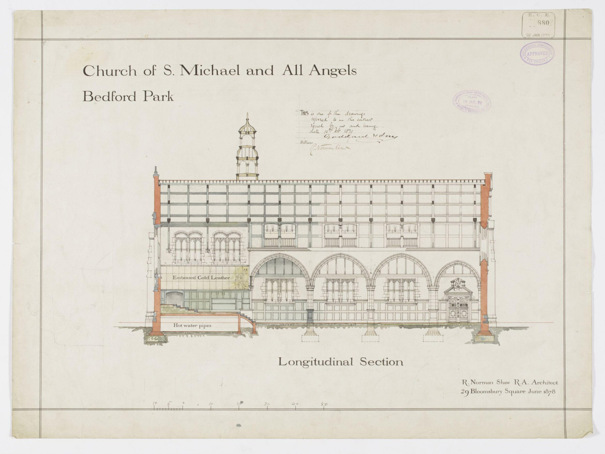 Drawing, Richard Norman Shaw