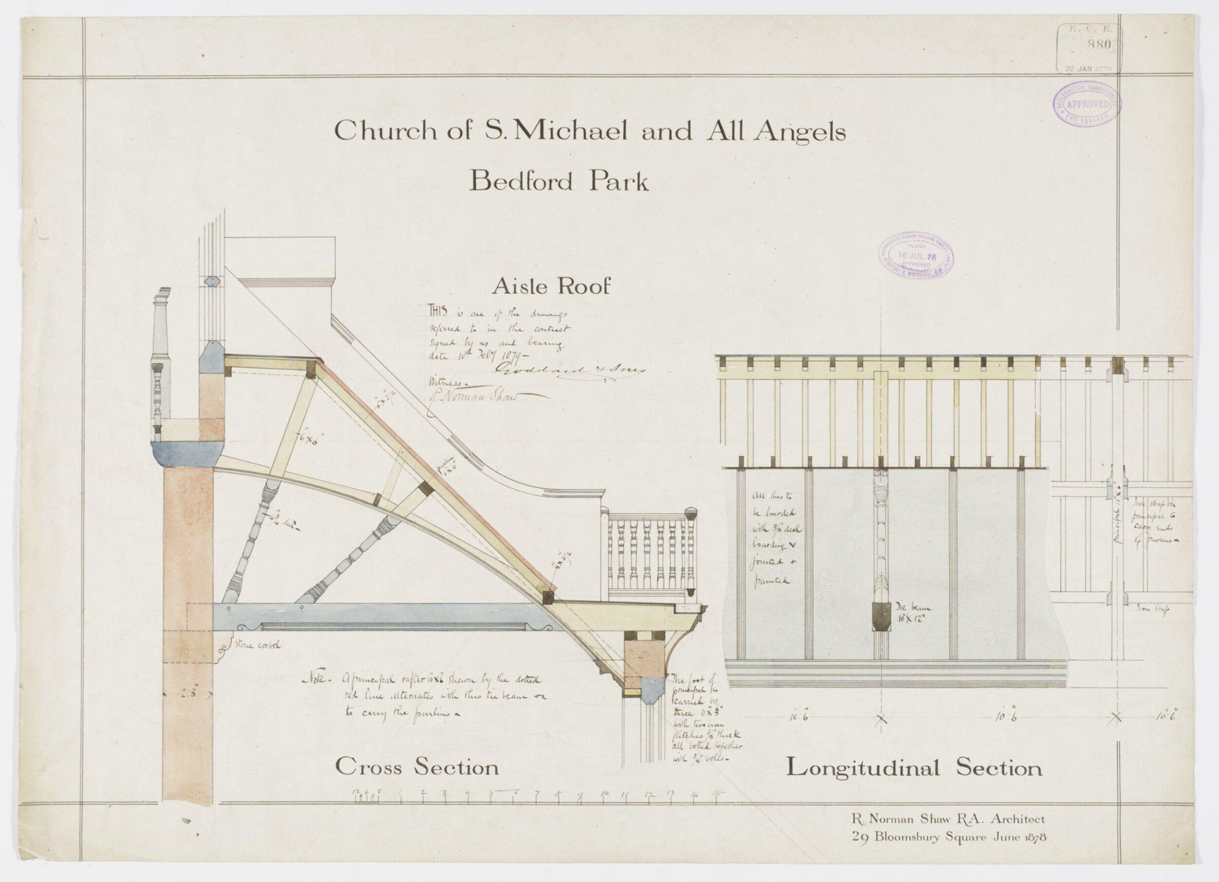 Drawing, Richard Norman Shaw