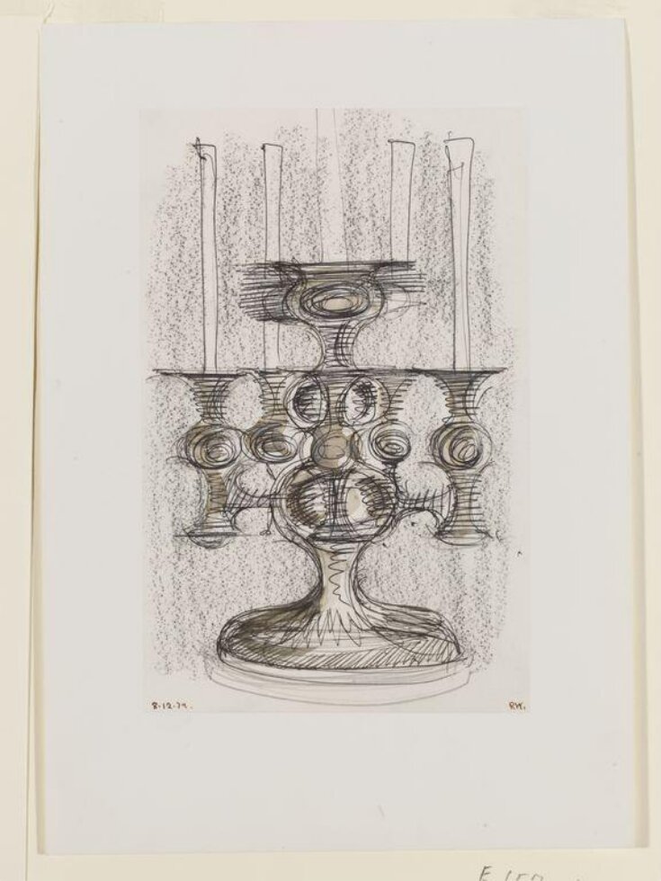 Design for a candelabra  top image