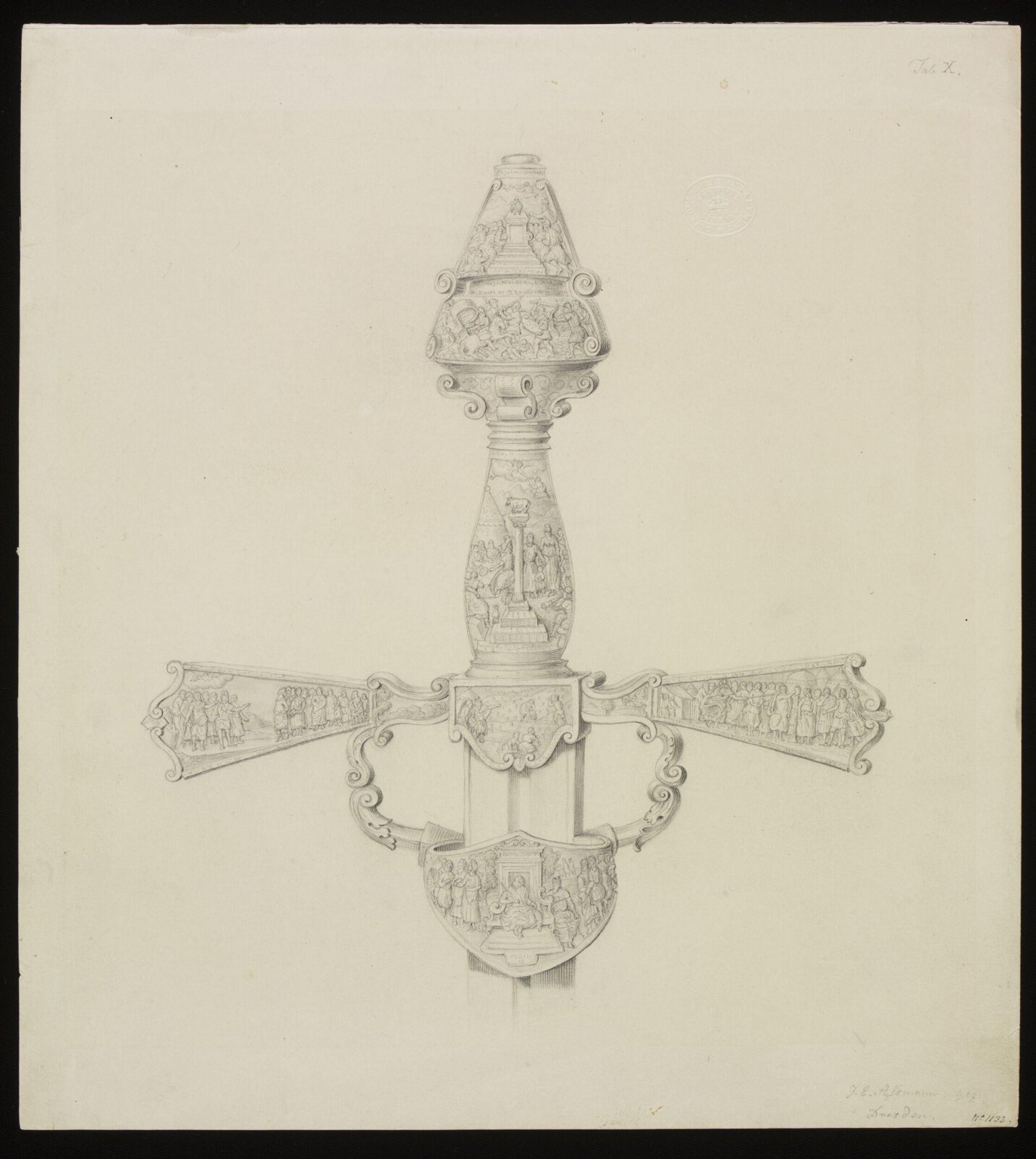 Drawing, F.G. Assmann, c. early 19th century