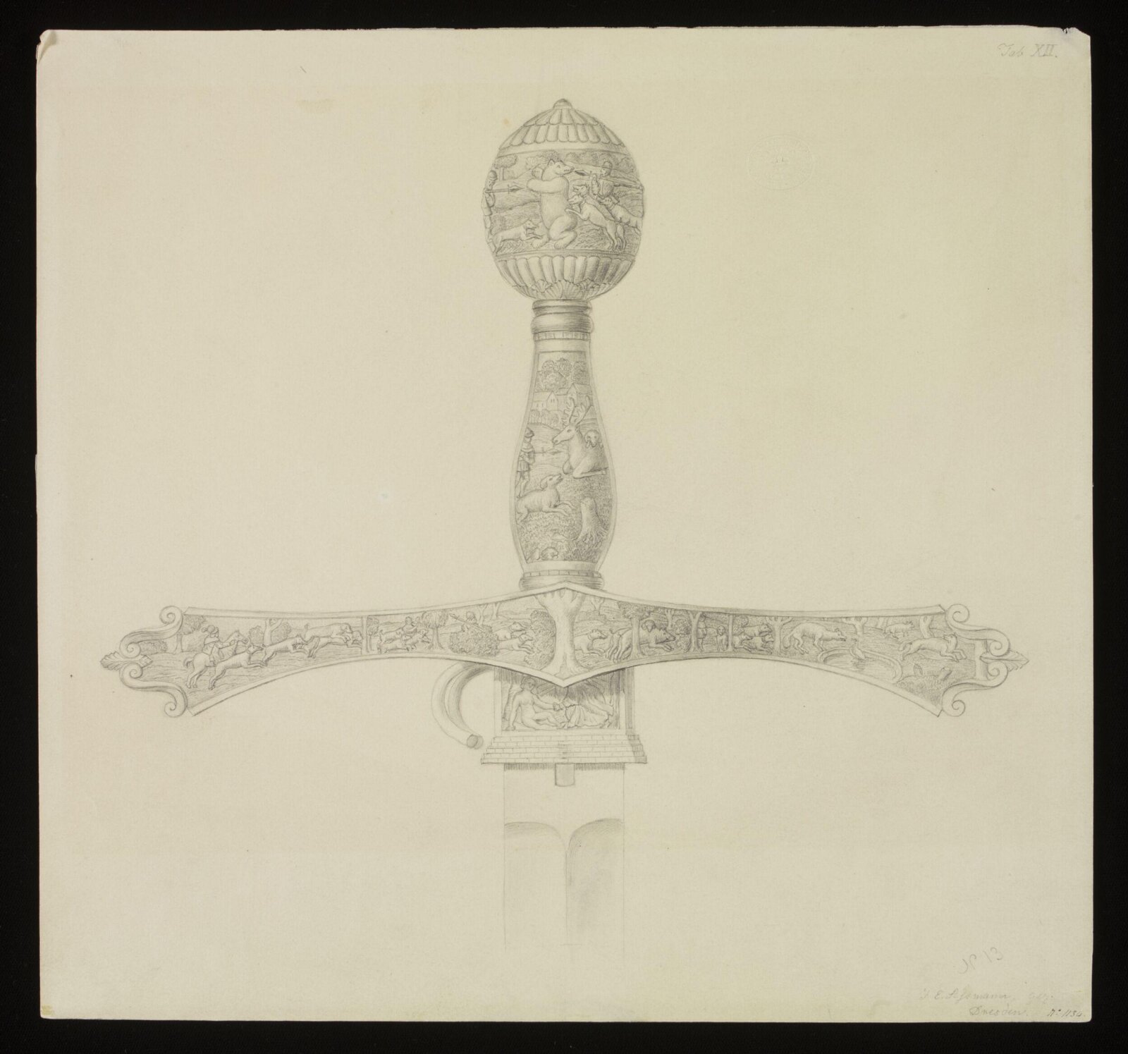 Drawing, F.G. Assmann, c. early 19th century