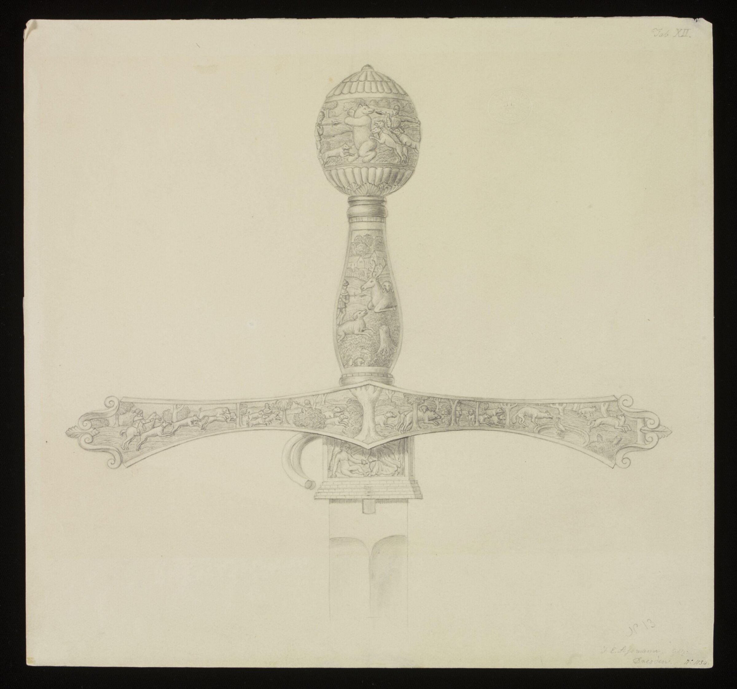 Drawing, F.G. Assmann, c. early 19th century