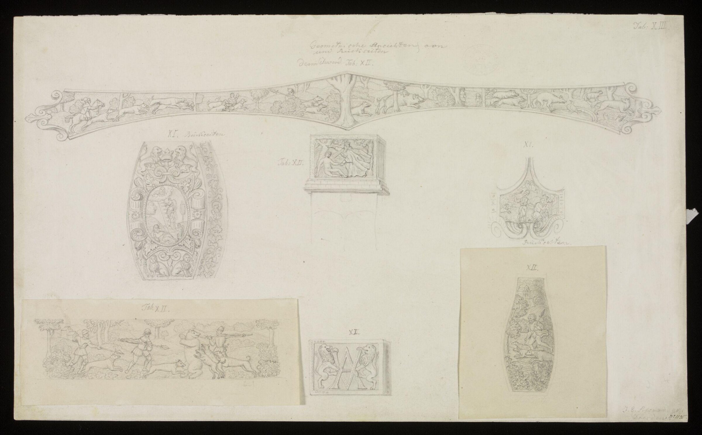 Drawing, F.G. Assmann, c. early 19th century